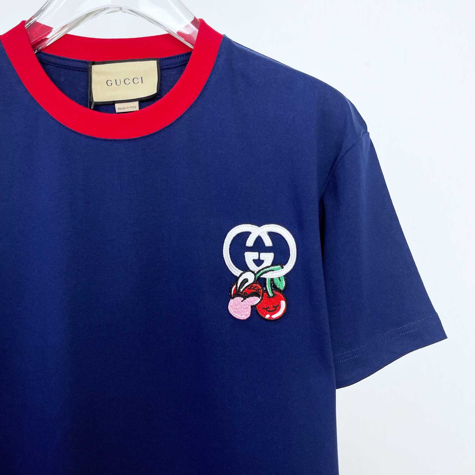 Gucci Cotton Jersey T-shirt  - DesignerGu