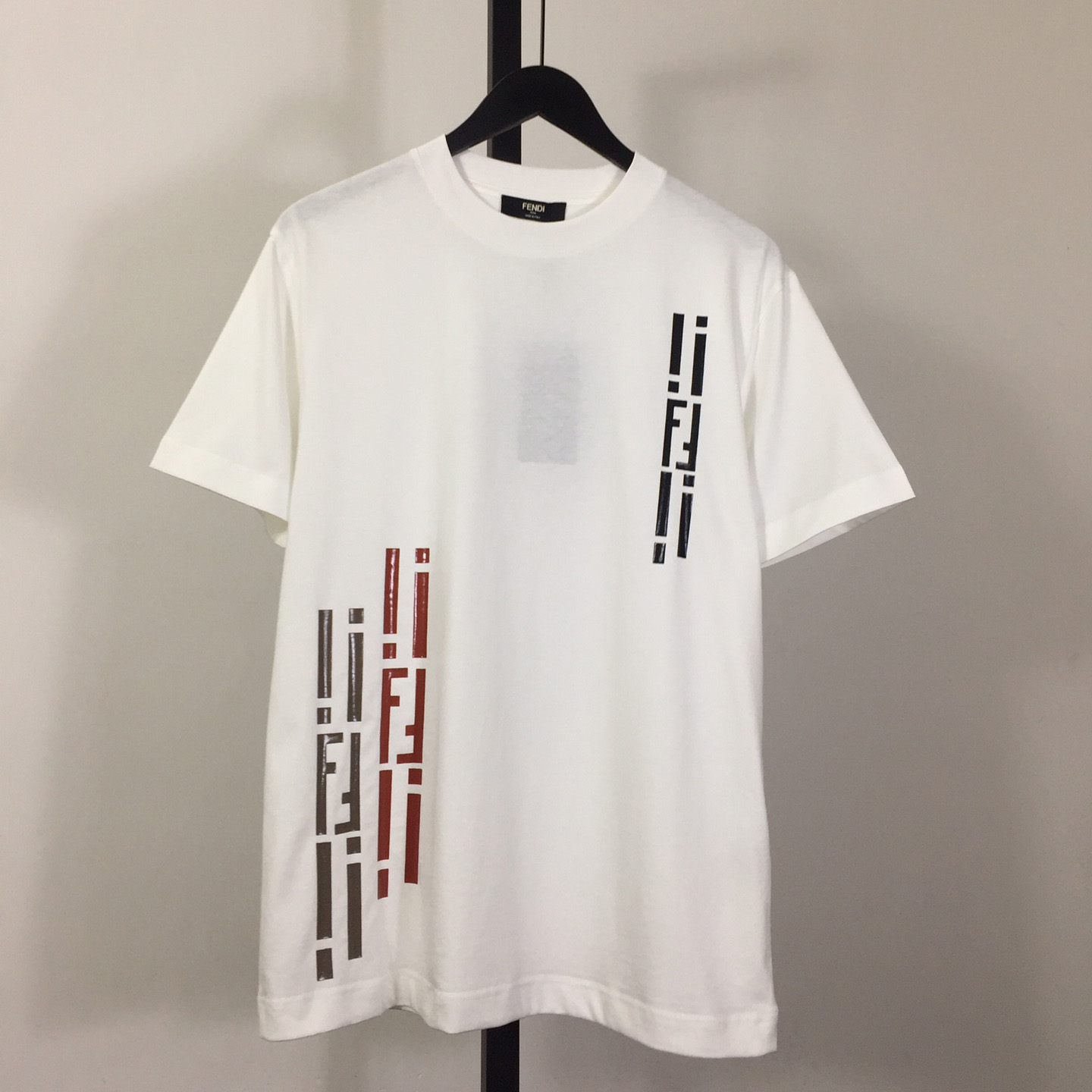 Fendi White Cotton T-Shirt  - DesignerGu