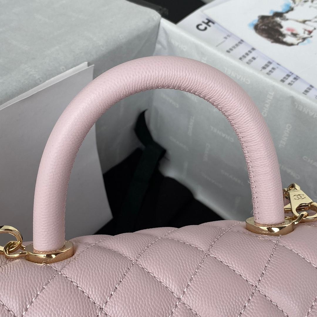 Chanel Small Coco Handle Flap Light Pink   23cm - DesignerGu