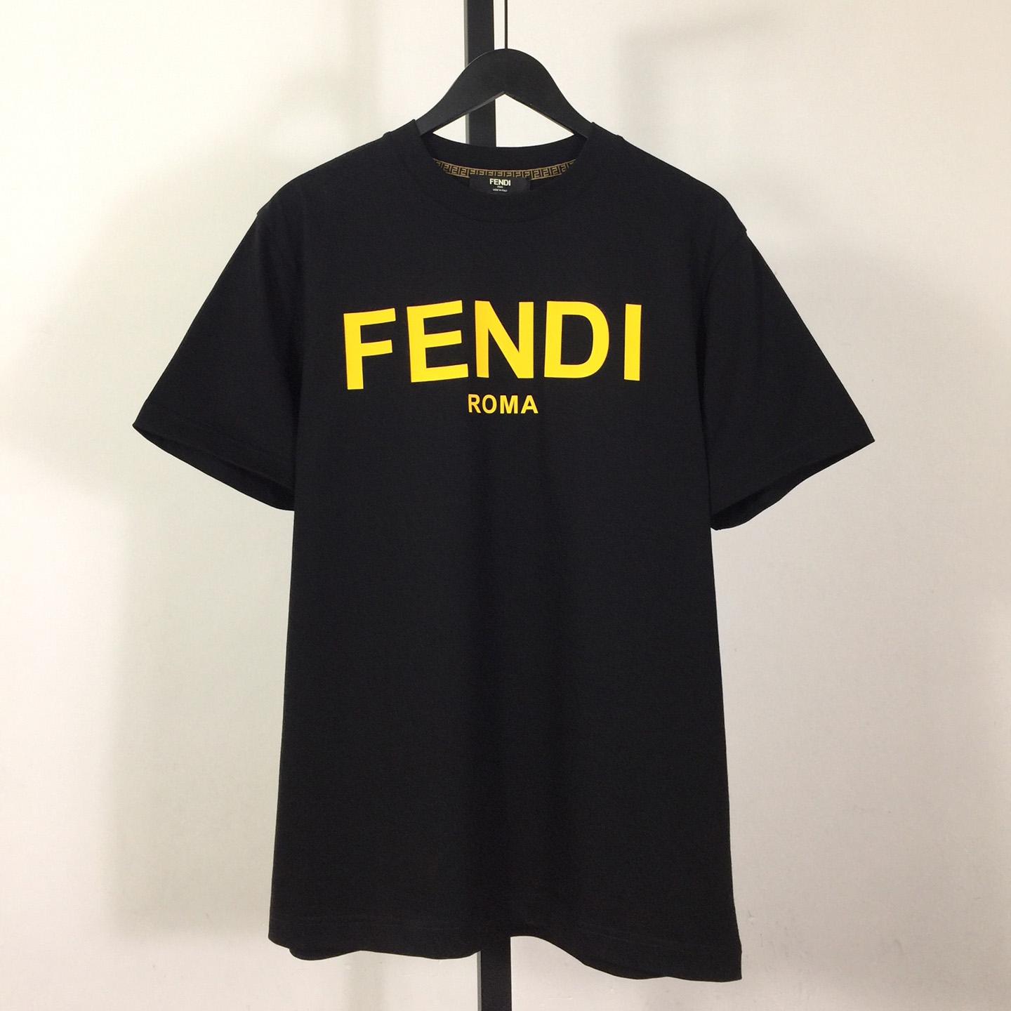 Fendi Roma Cotton T-shirt - DesignerGu