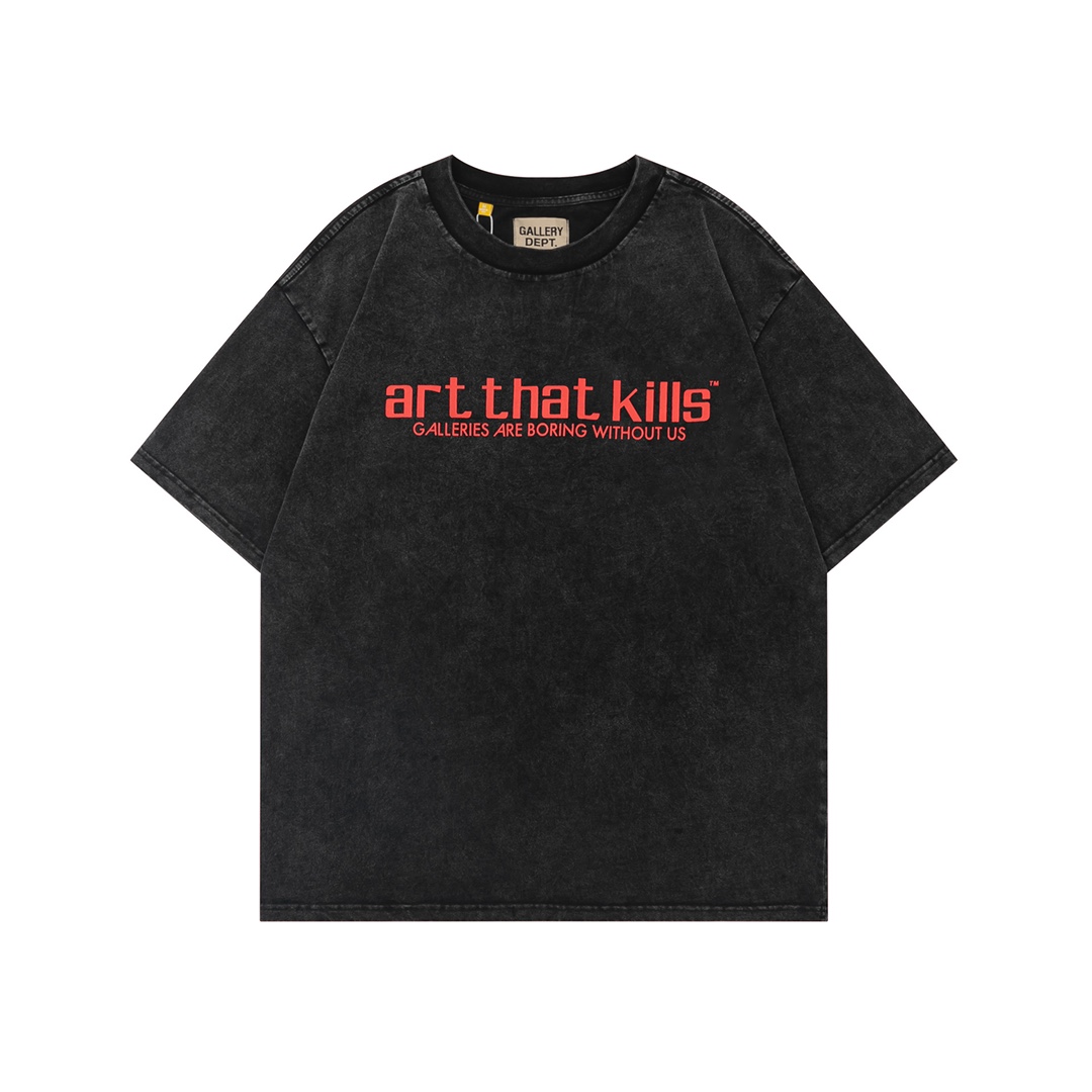 Gallery Dept. 'Art That Kills ' Cotton-Jersey T-Shirt - DesignerGu