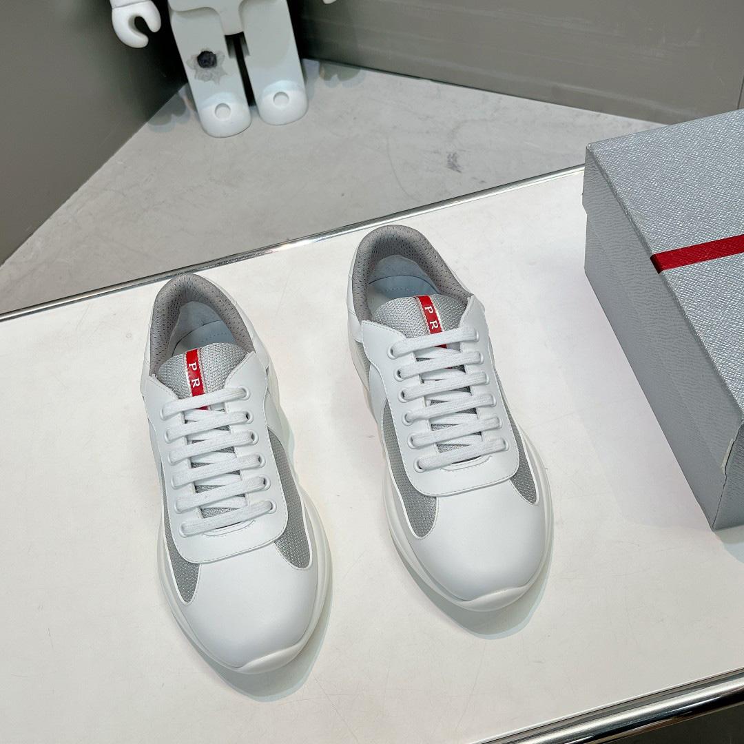 Prada America's Cup Soft Rubber And Bike Fabric Sneakers - DesignerGu