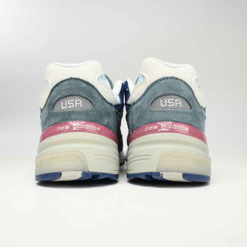 New Balance 992 Blue Green Pink Sneakers      M992NT  - DesignerGu