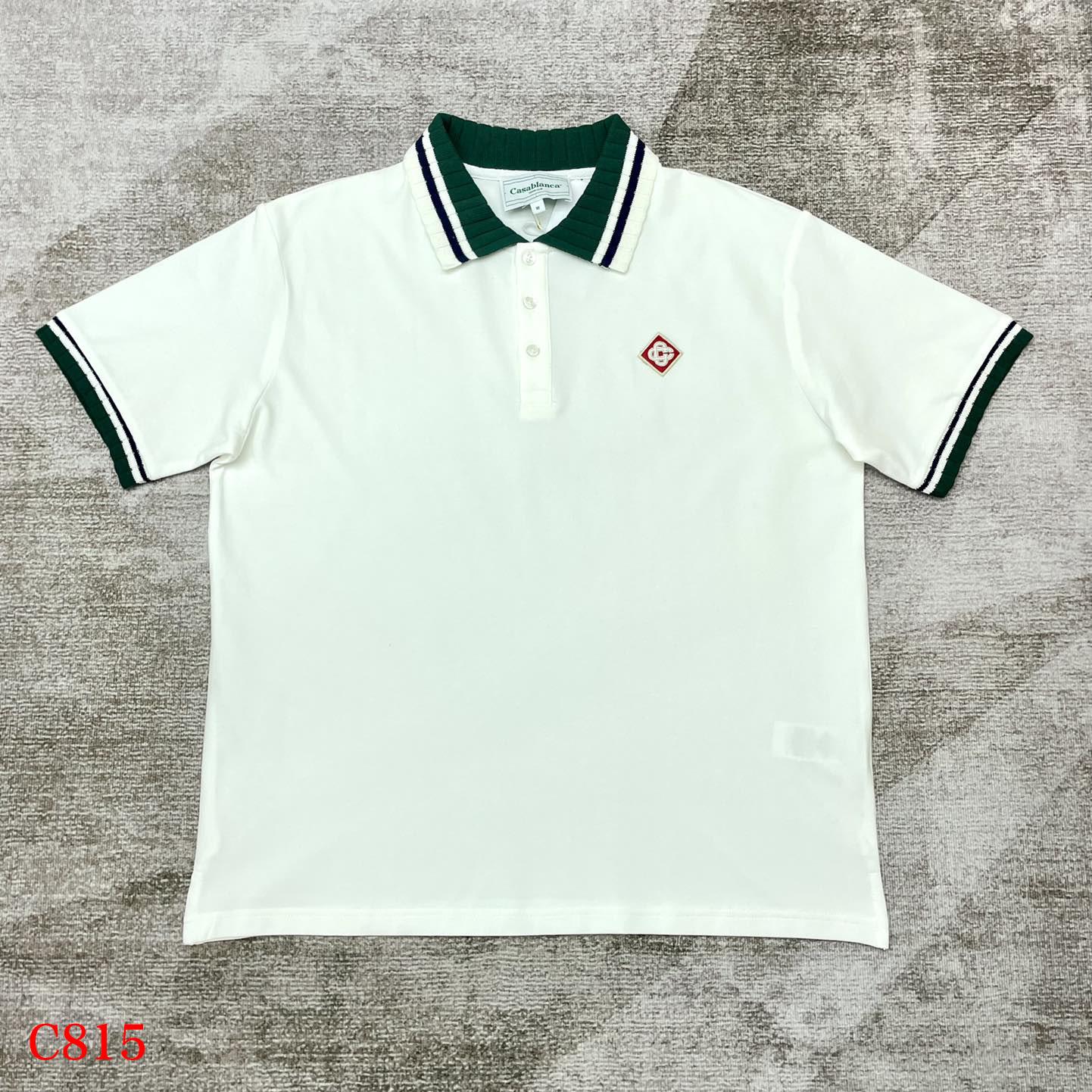 Casablanca Cotton Polo-Shirt    C815 - DesignerGu