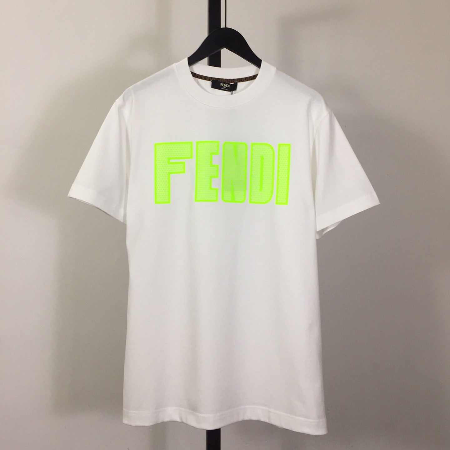 Fendi Logo Cotton T-shirt - DesignerGu