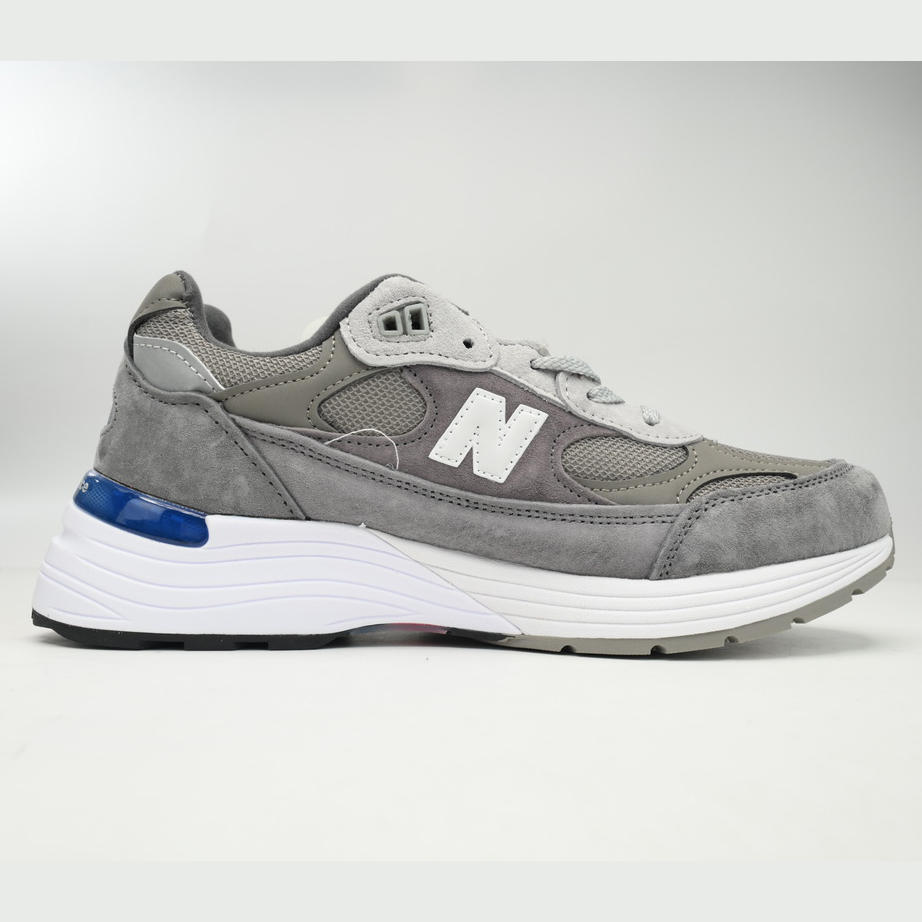 New Balance 992 Grey Blue Sneakers      M992AG  - DesignerGu