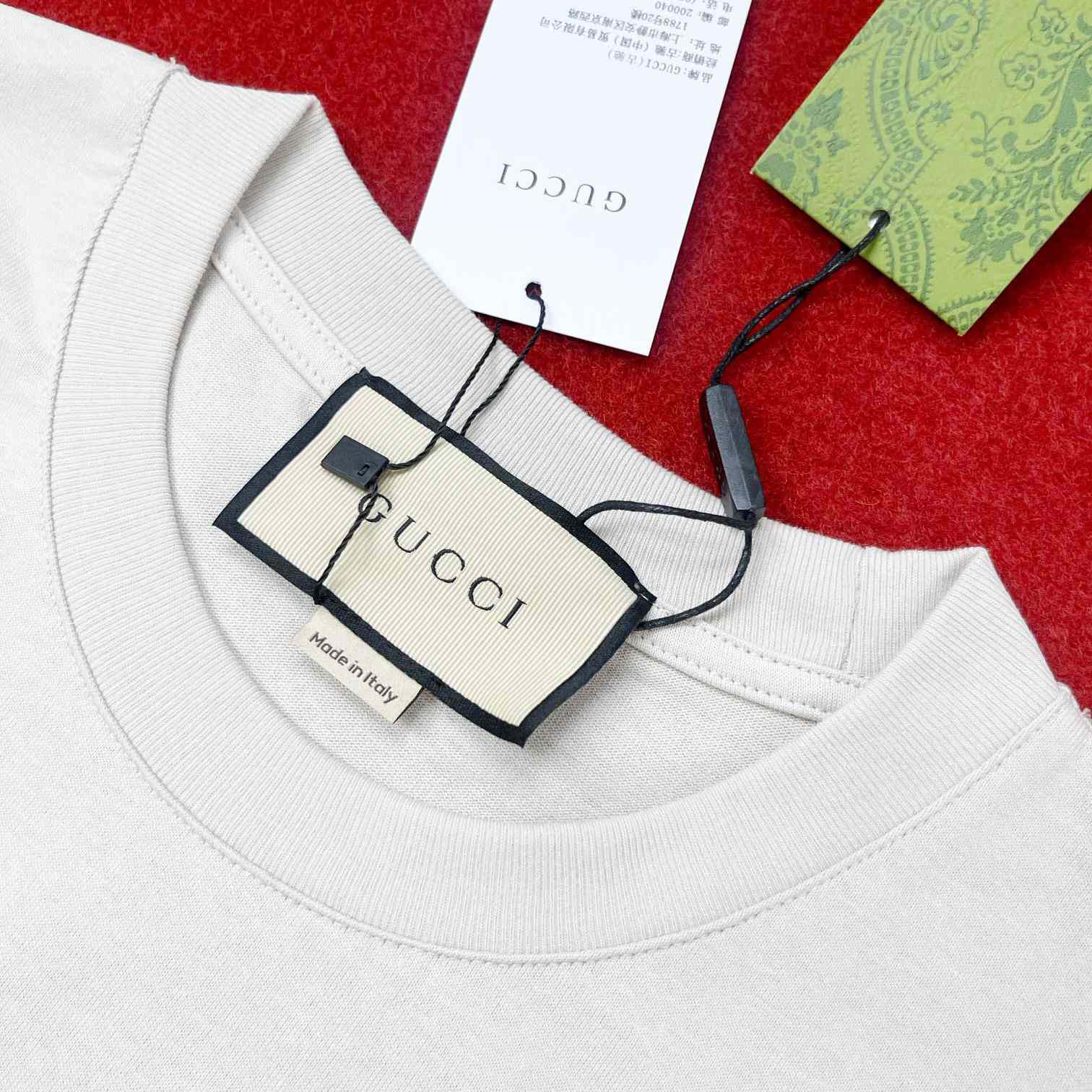 Gucci Logo-print Cotton T-shirt - DesignerGu