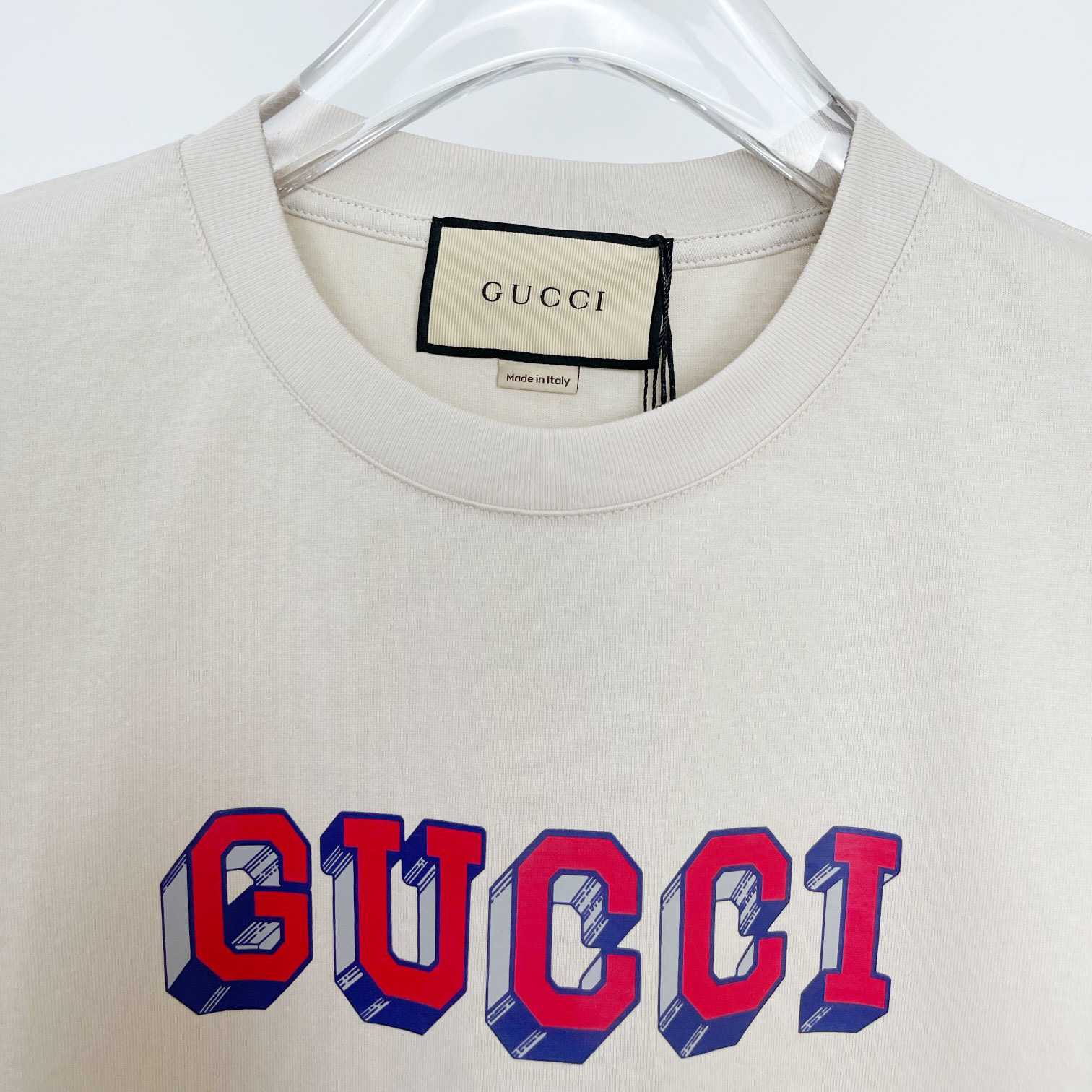 Gucci Logo-print Cotton T-shirt - DesignerGu