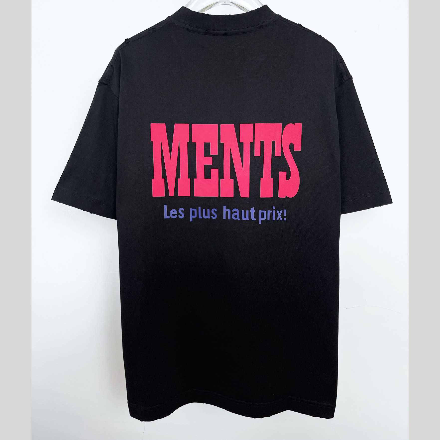 Vetements Black 'La Haute Couture' T-Shirt - DesignerGu