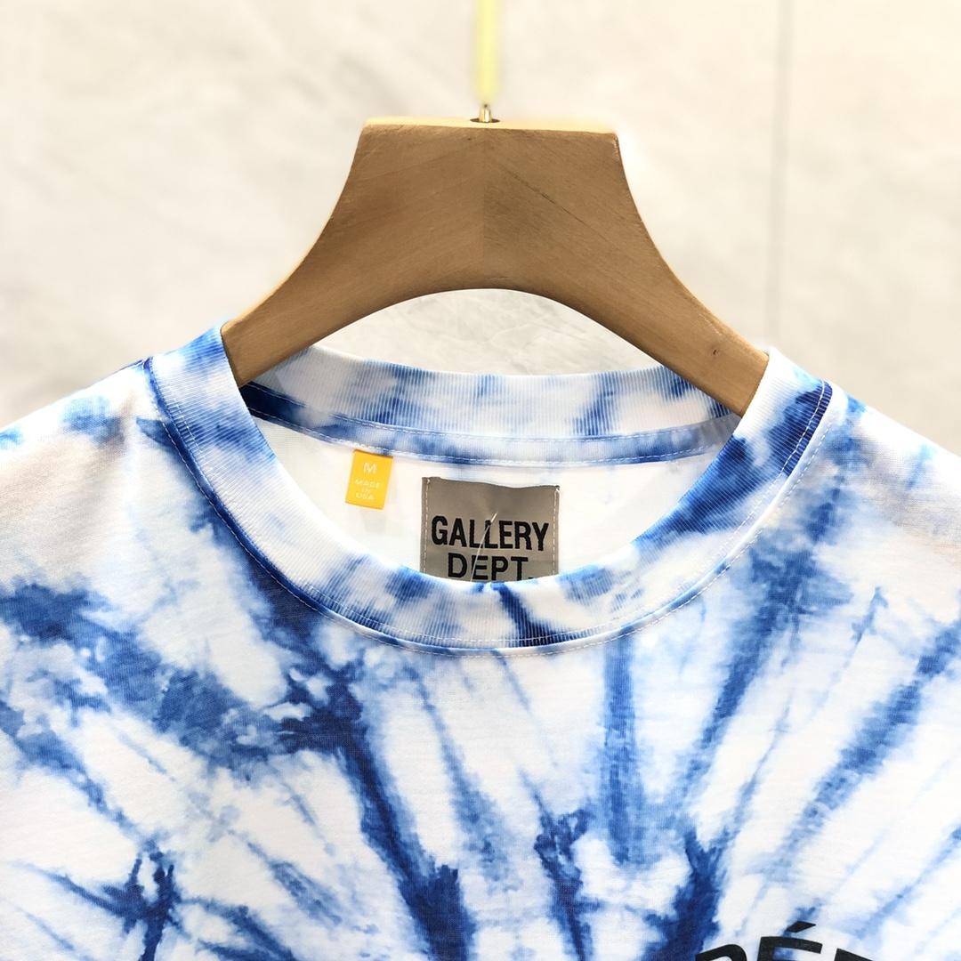 Gallery Dept. Tie-Dyed Logo-Print Cotton T-Shirt  - DesignerGu