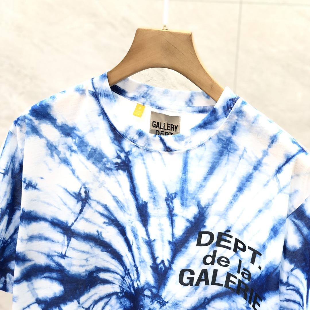 Gallery Dept. Tie-Dyed Logo-Print Cotton T-Shirt  - DesignerGu