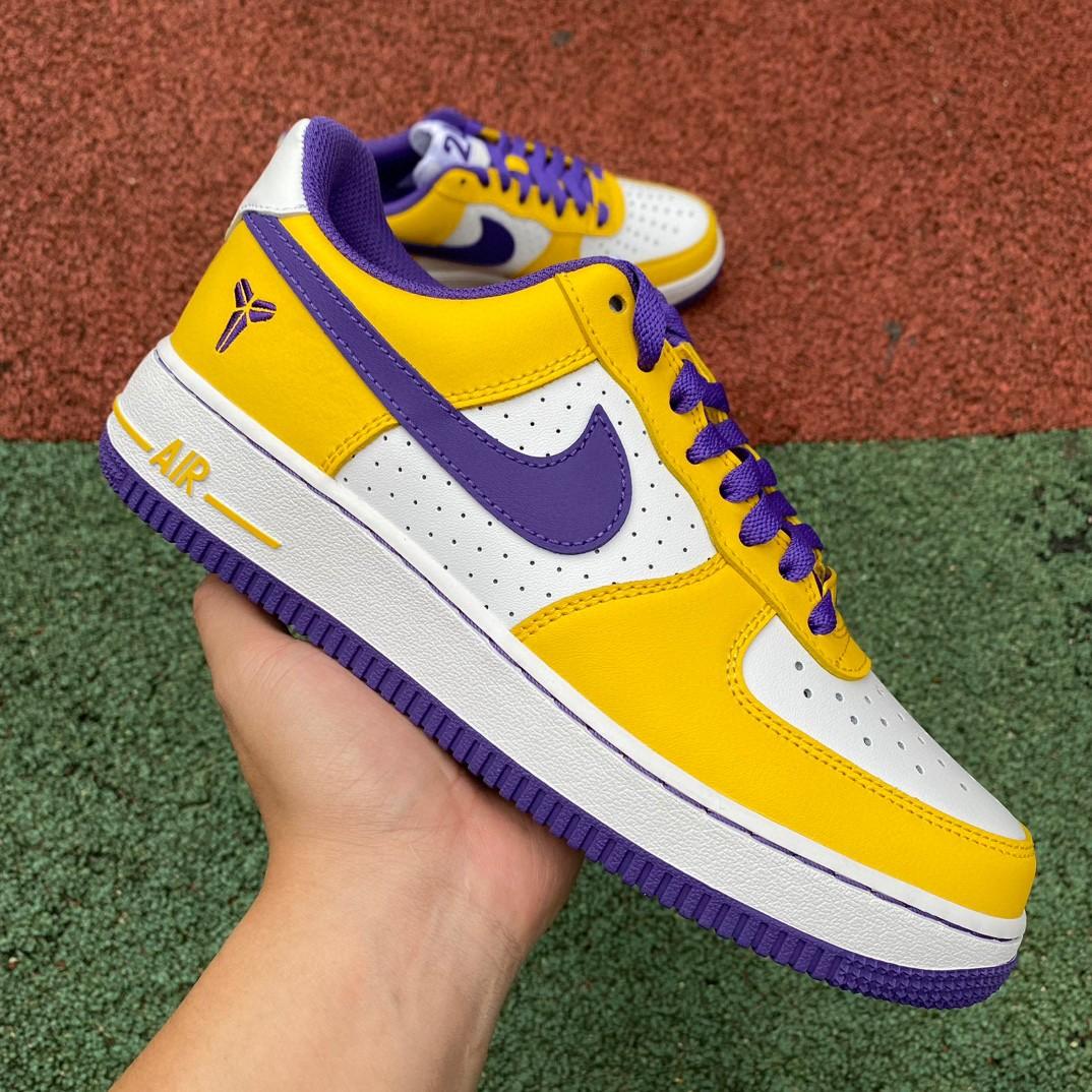 Kobe Bryant x Nike Air Force 1 Low Retro Sneaker     FZ1151-111 - DesignerGu