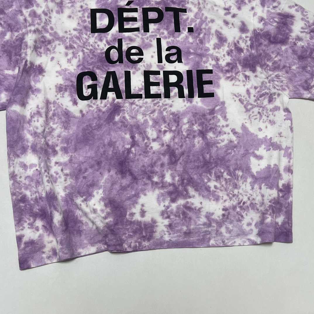 Gallery Dept. Tie-Dyed Logo-Print Cotton T-Shirt  - DesignerGu