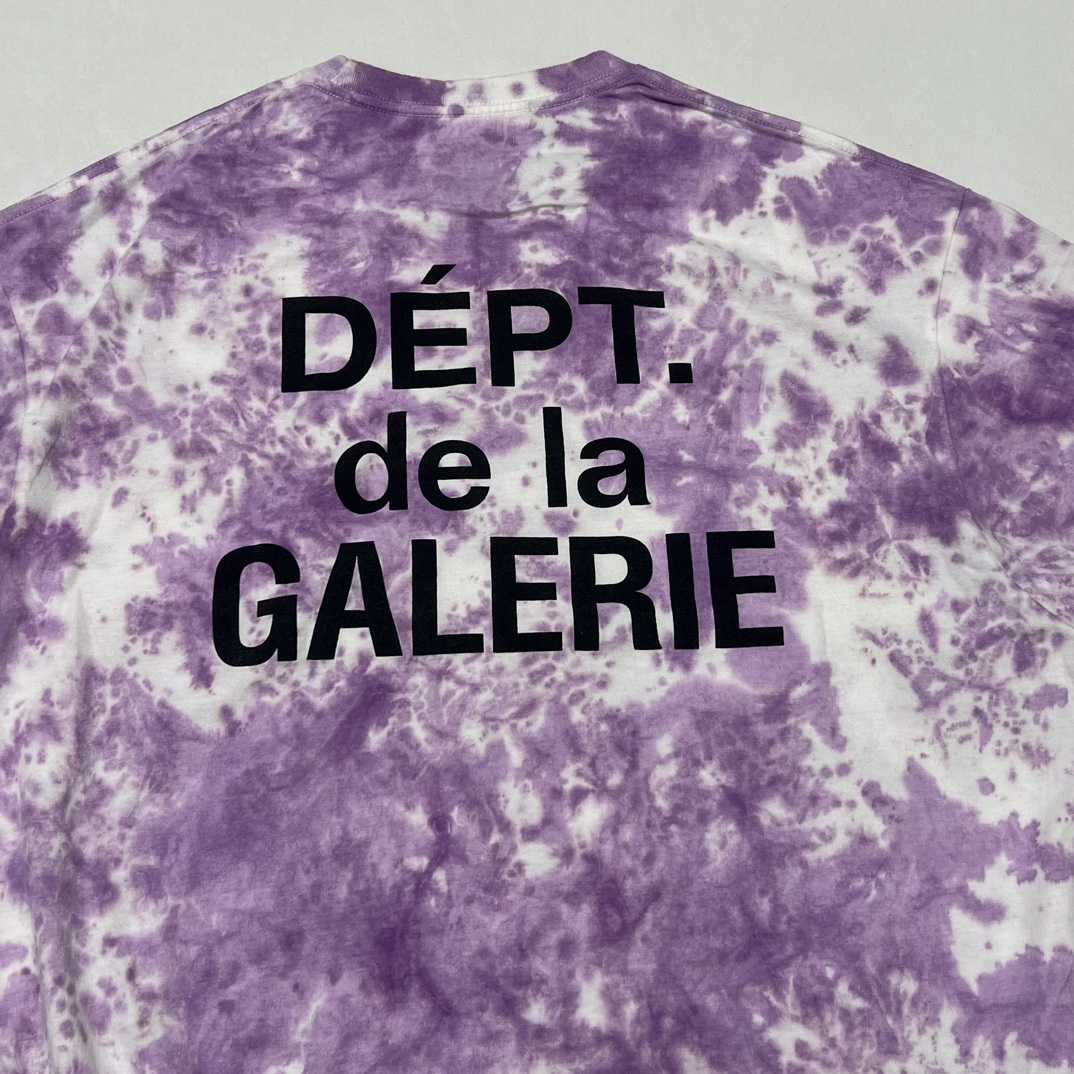 Gallery Dept. Tie-Dyed Logo-Print Cotton T-Shirt  - DesignerGu