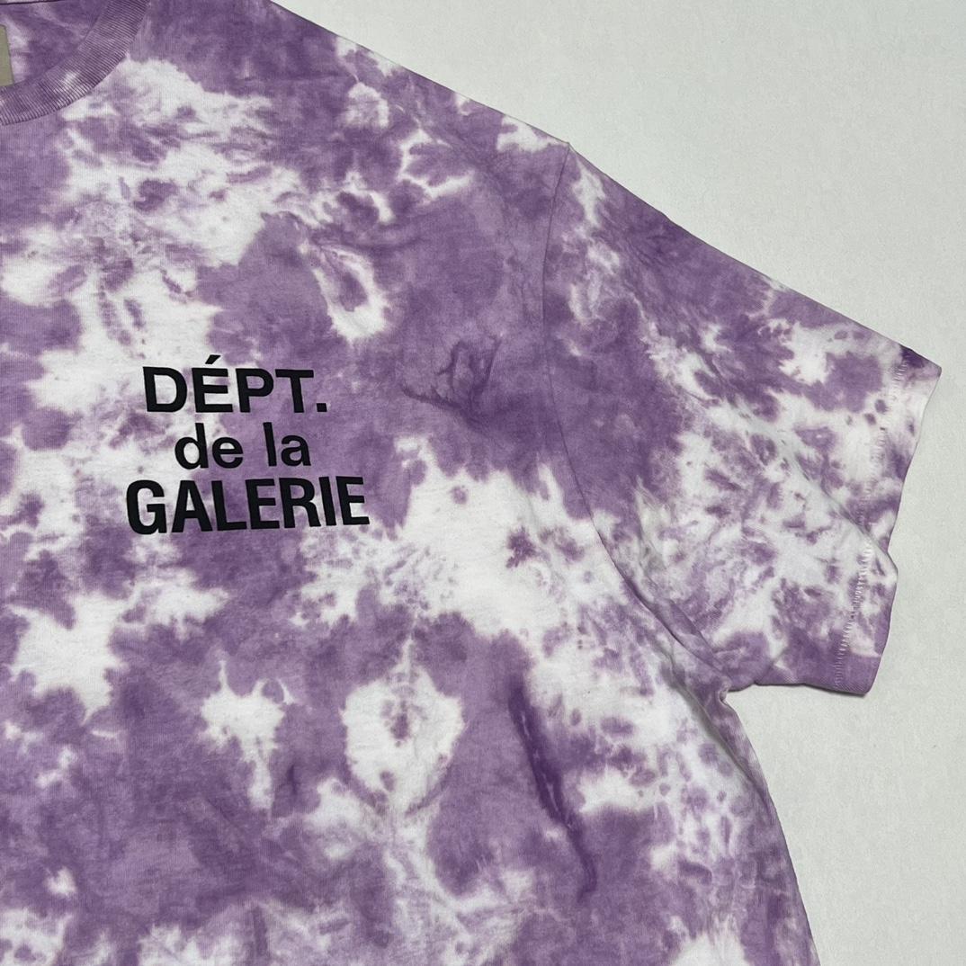 Gallery Dept. Tie-Dyed Logo-Print Cotton T-Shirt  - DesignerGu