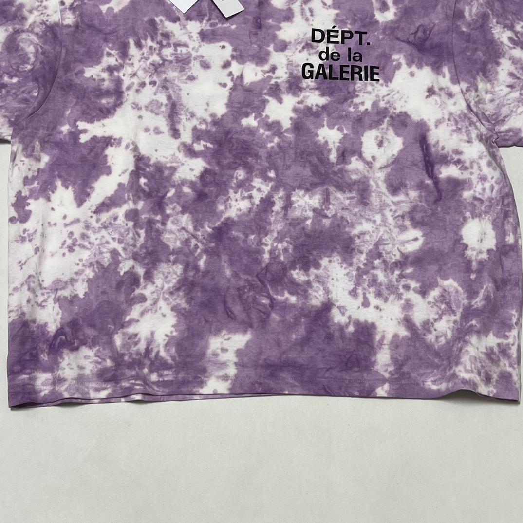 Gallery Dept. Tie-Dyed Logo-Print Cotton T-Shirt  - DesignerGu