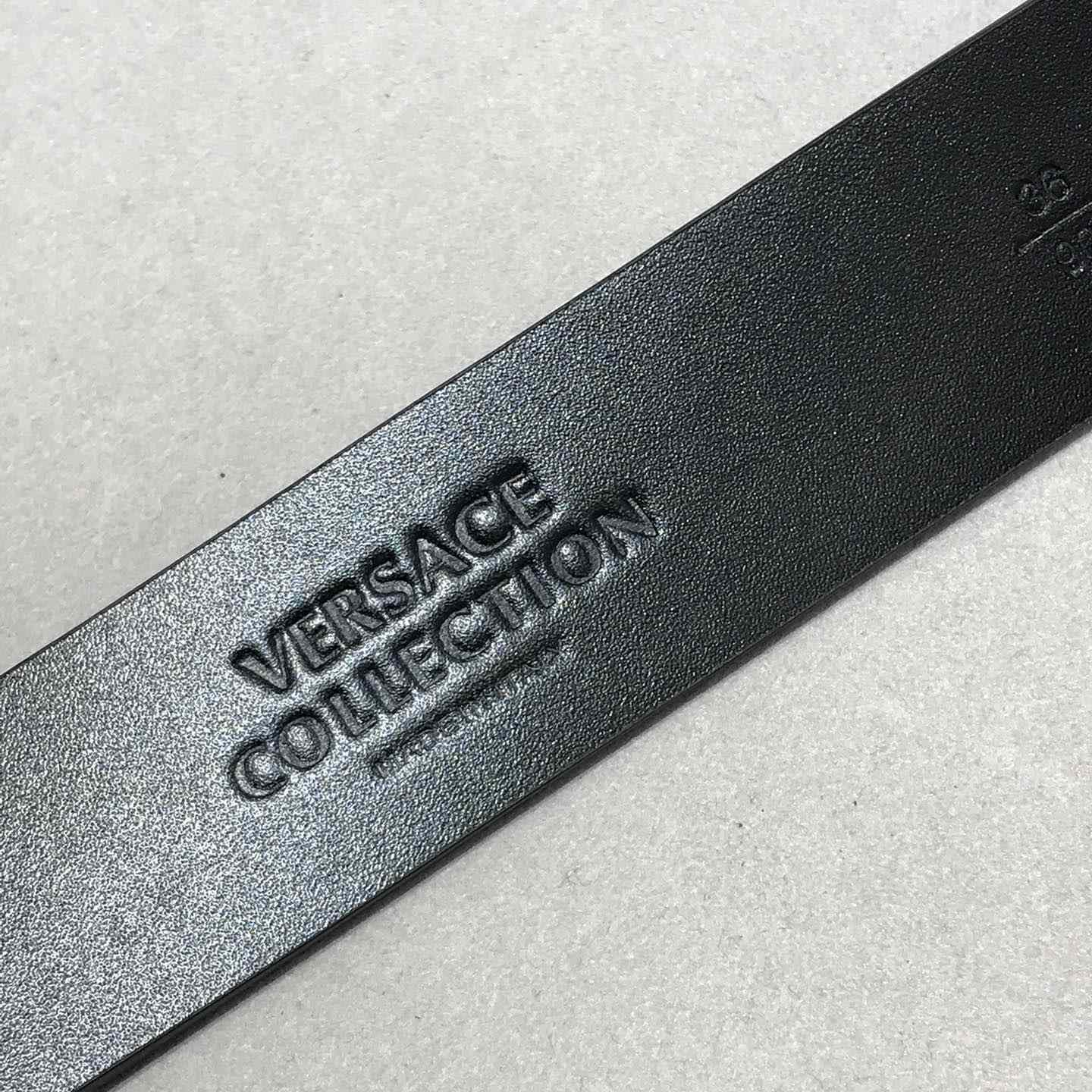 Versace Leather Belt   35mm - DesignerGu