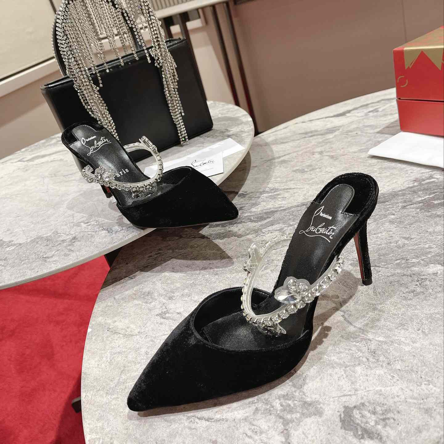 Christian Louboutin Planet Queen 70mm Mules Pumps  - DesignerGu