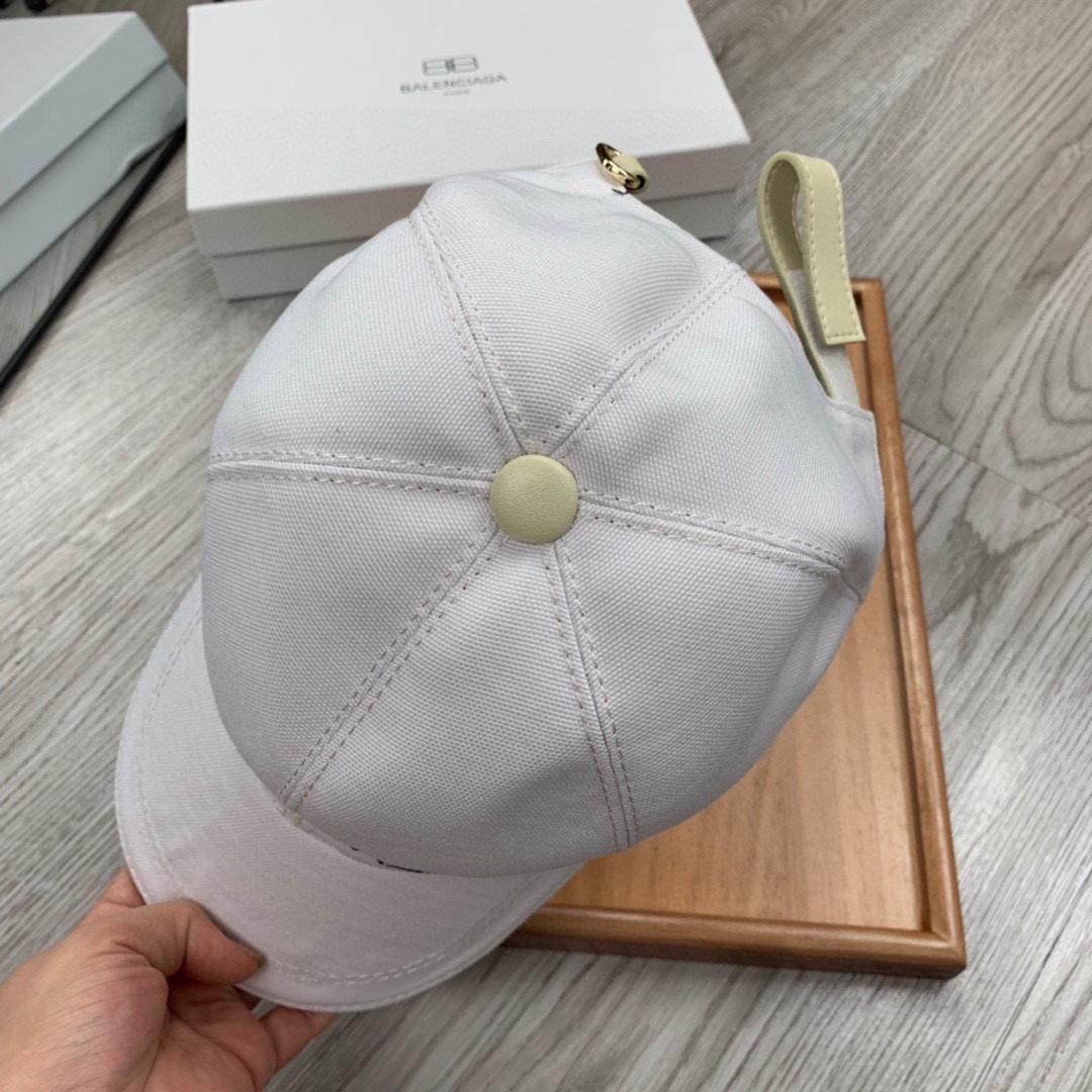 Balenciaga Embroidered-logo Six-panel Cap - DesignerGu