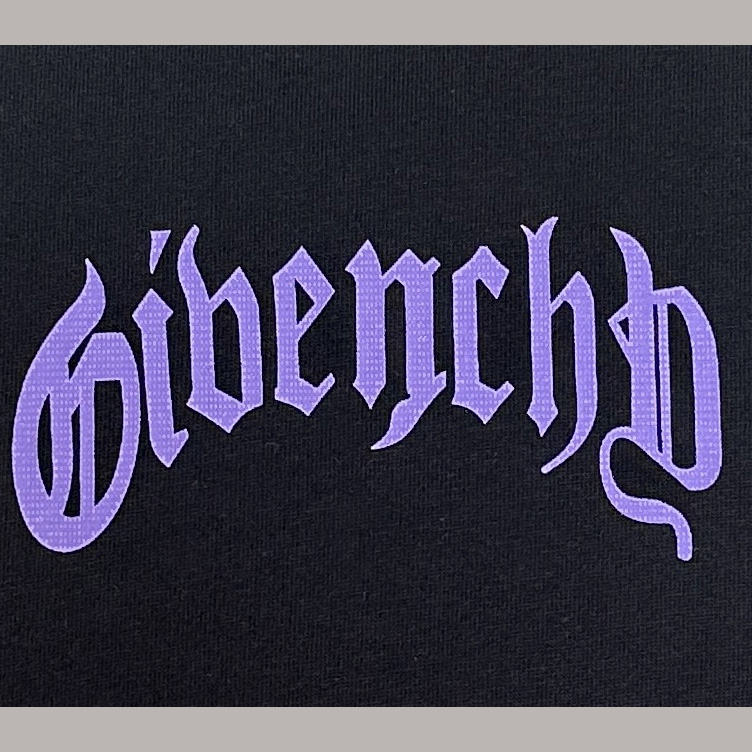 Givenchy Boxy Fit T-shirt In Cotton With Reflective Artwork - DesignerGu