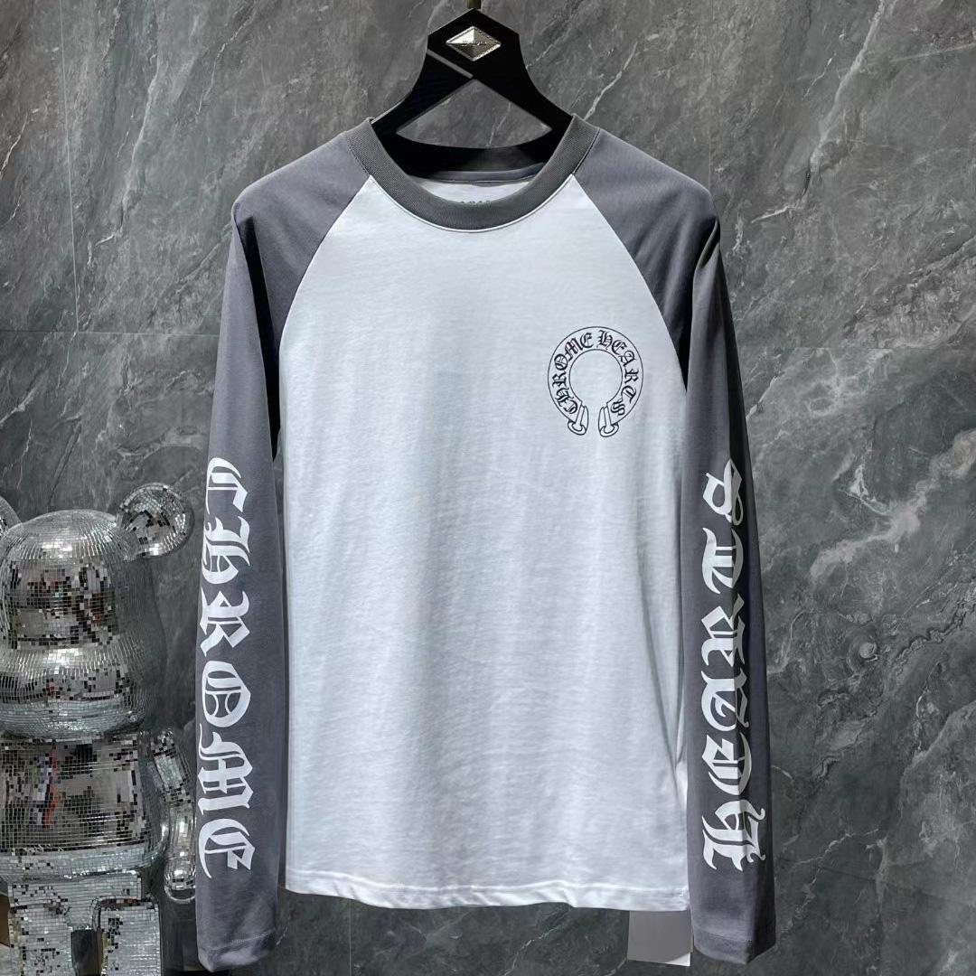 Chrome Heart Logo Long Sleeve Tee - DesignerGu