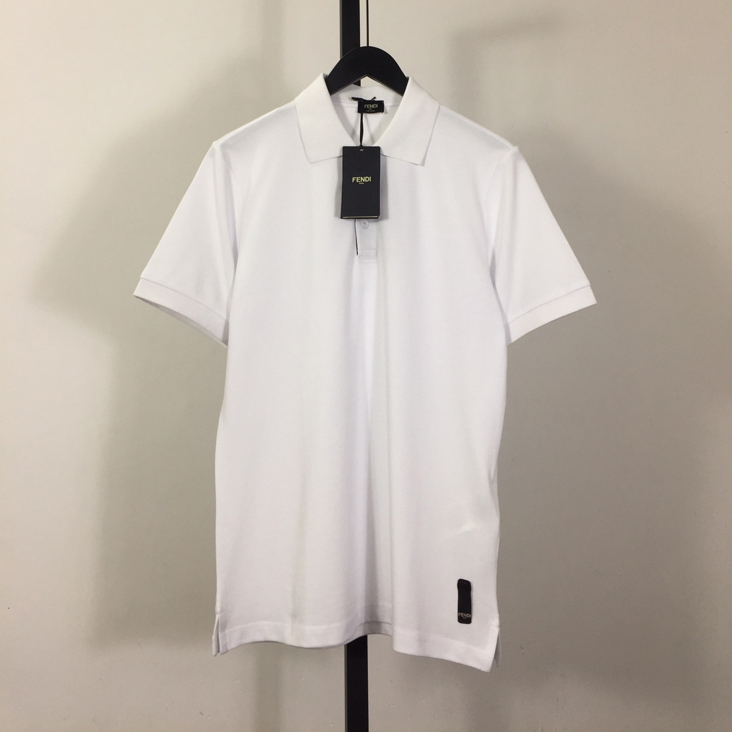 Fendi Cotton Piqué Polo Shirt - DesignerGu
