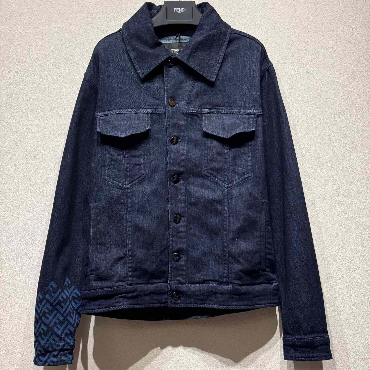 Fendi Blue Denim Jacket - DesignerGu
