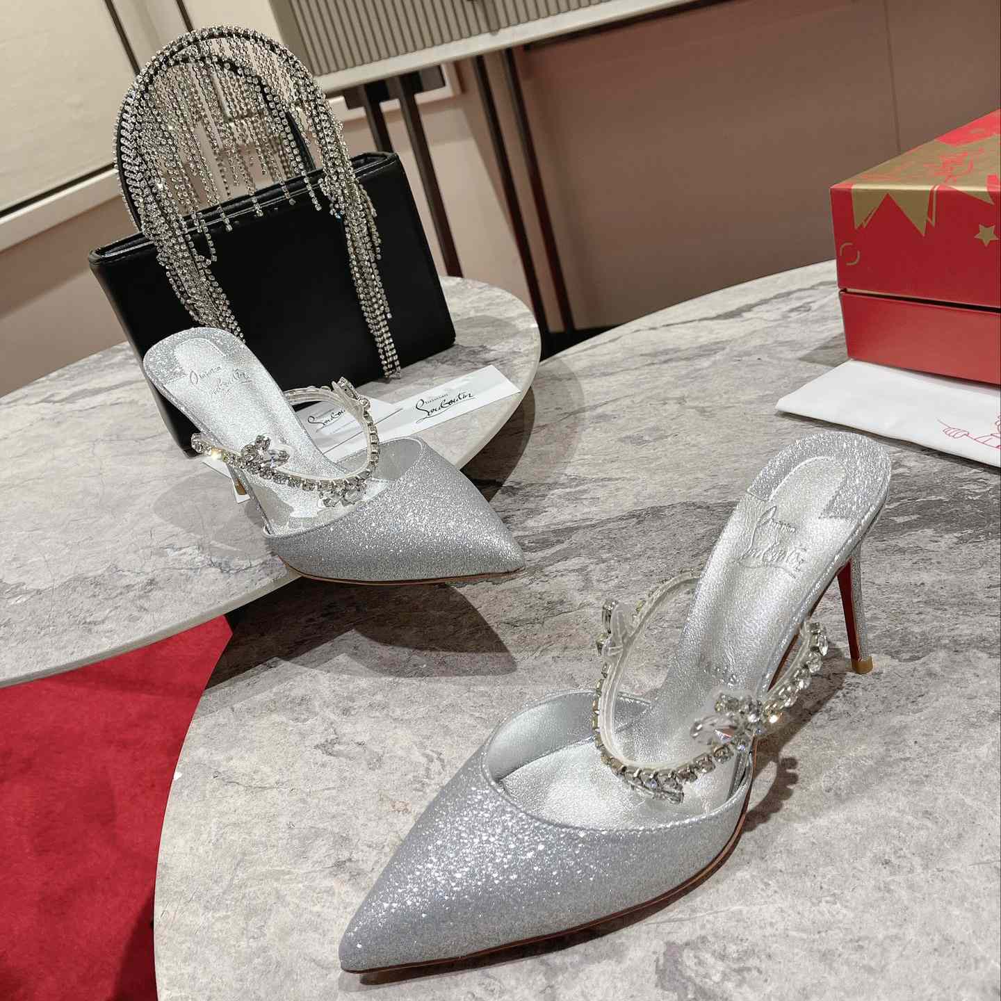 Christian Louboutin Planet Queen 70mm Mules Pumps  - DesignerGu