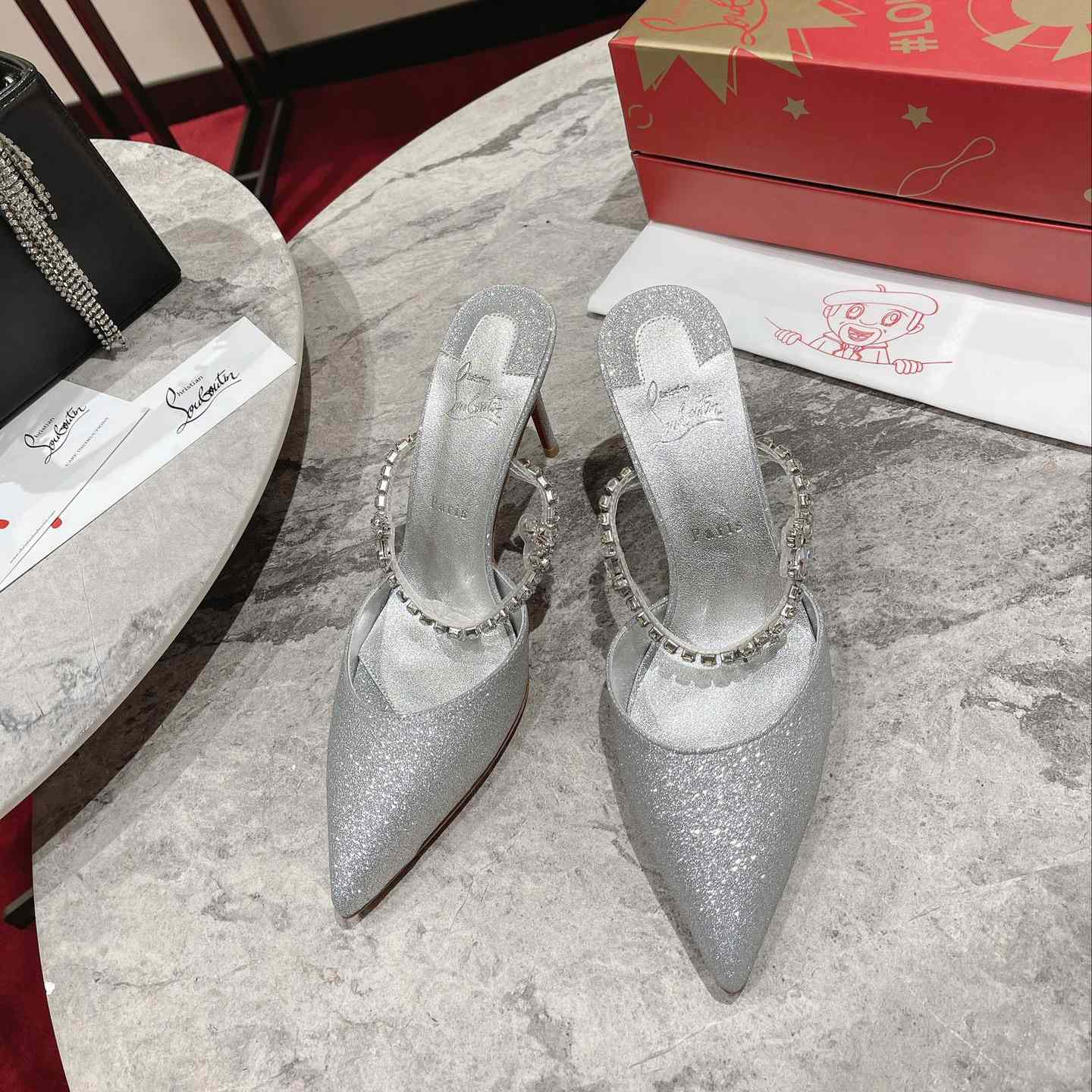 Christian Louboutin Planet Queen 70mm Mules Pumps  - DesignerGu