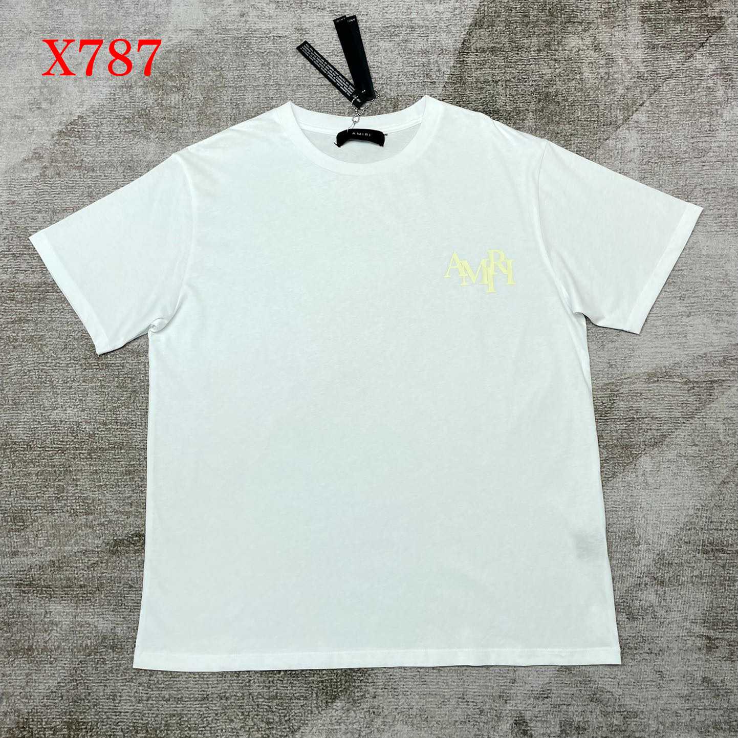 Amiri Champagne Tee   X787 - DesignerGu