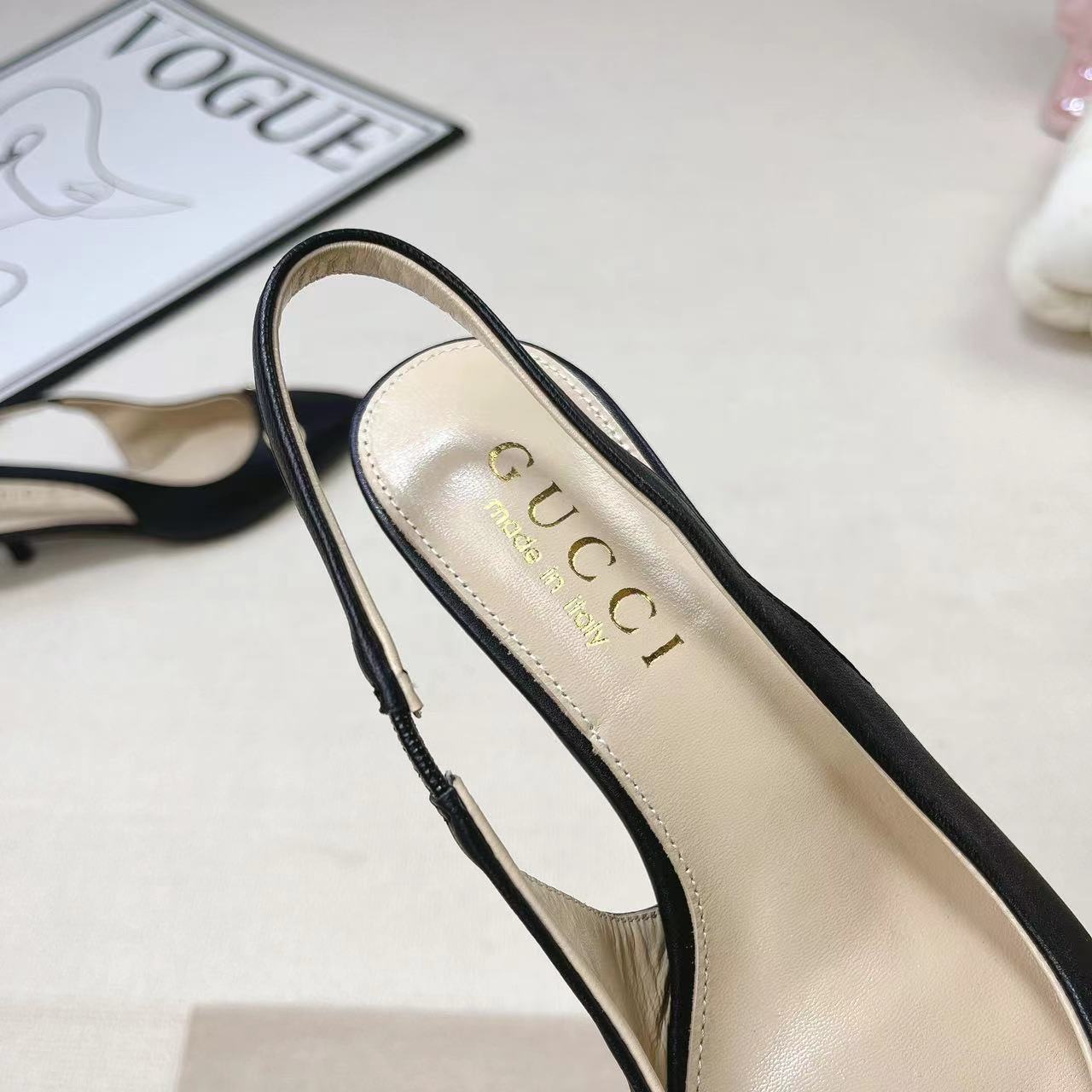 Gucci Women's Horsebit Slingback Pump - DesignerGu