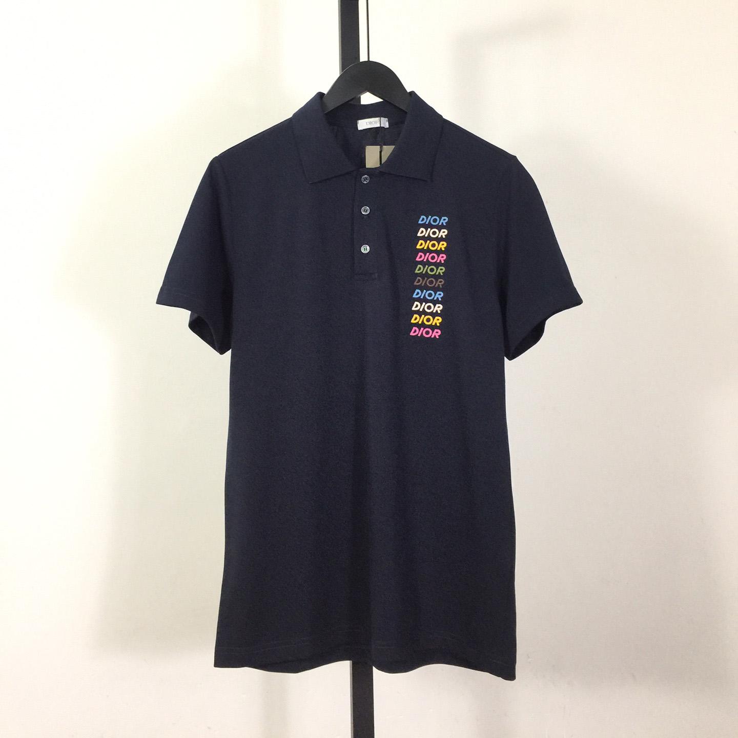 Louis Vuitton Short-Sleeved Cotton Polo   - DesignerGu