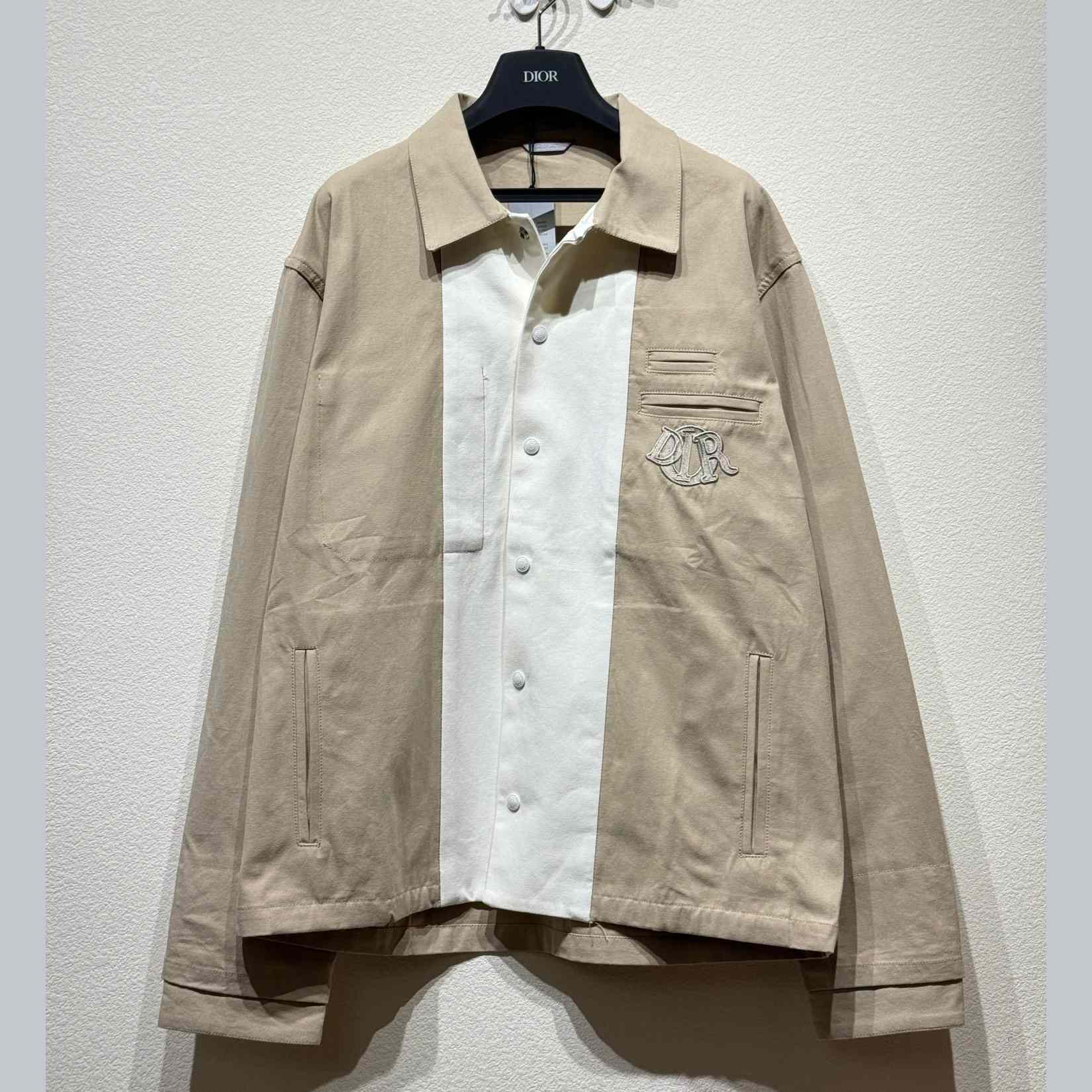 Dior Coach Jacket Beige Cotton Denim - DesignerGu