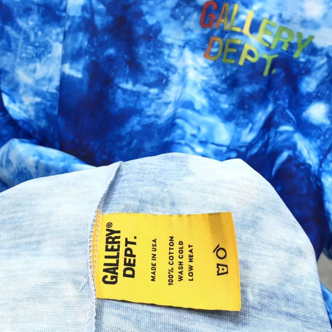 Gallery Dept. Tie-Dyed Logo-Print Cotton T-Shirt  - DesignerGu