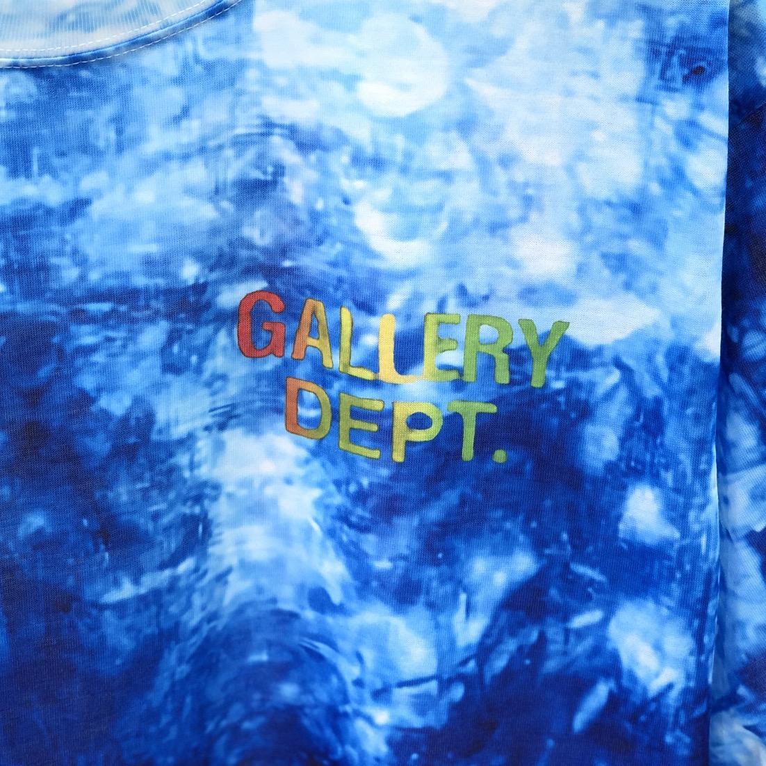 Gallery Dept. Tie-Dyed Logo-Print Cotton T-Shirt  - DesignerGu