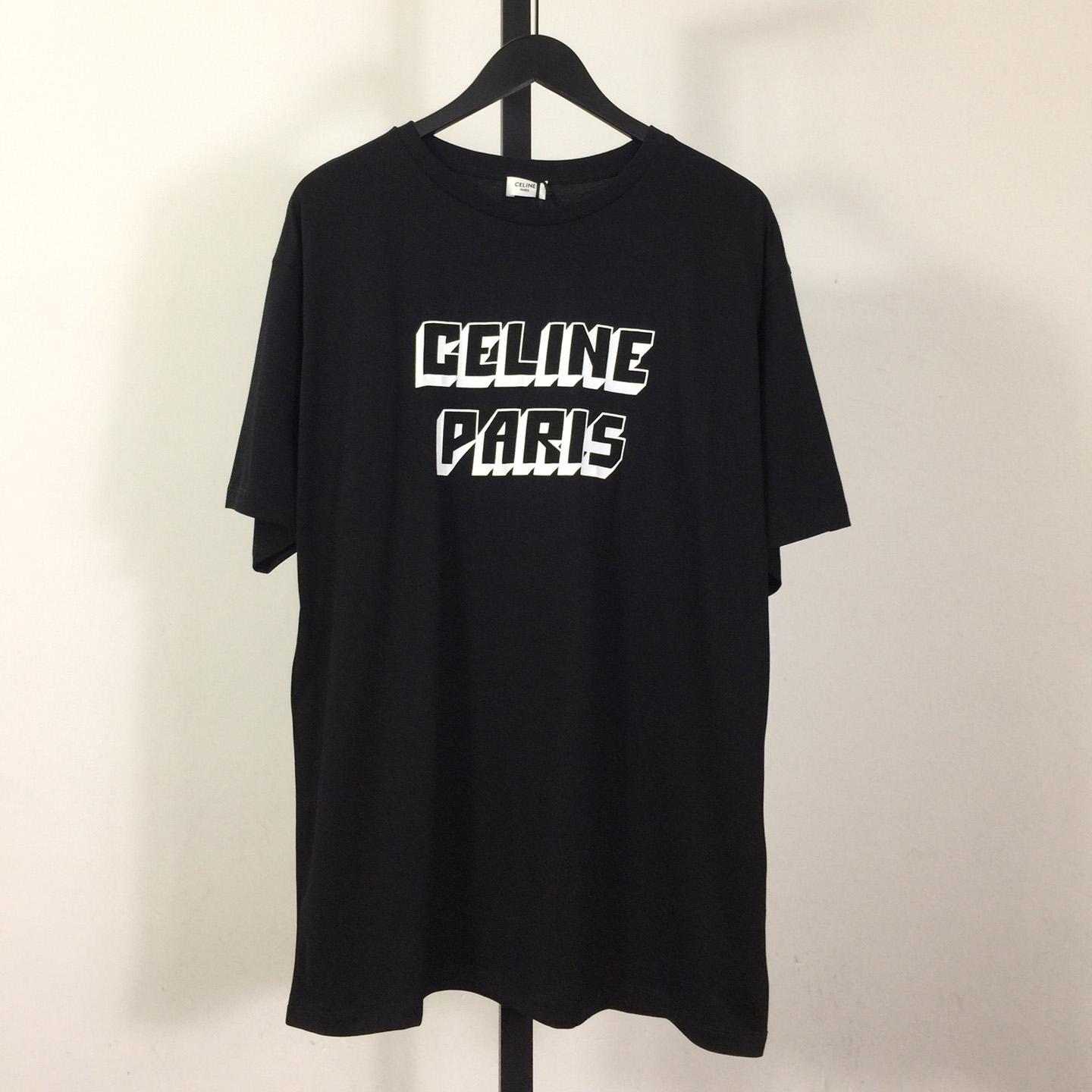 Celine Regular T-shirt In Cotton Jersey - DesignerGu
