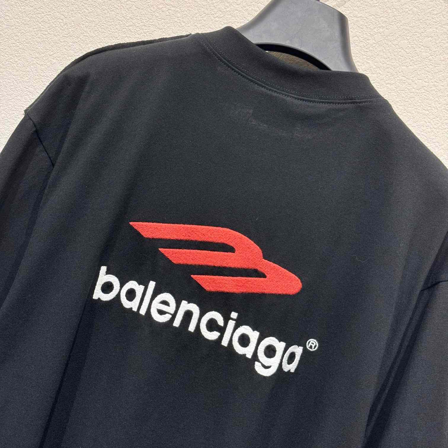 Balenciaga Icon 3B Sport T-shirt In Black - DesignerGu