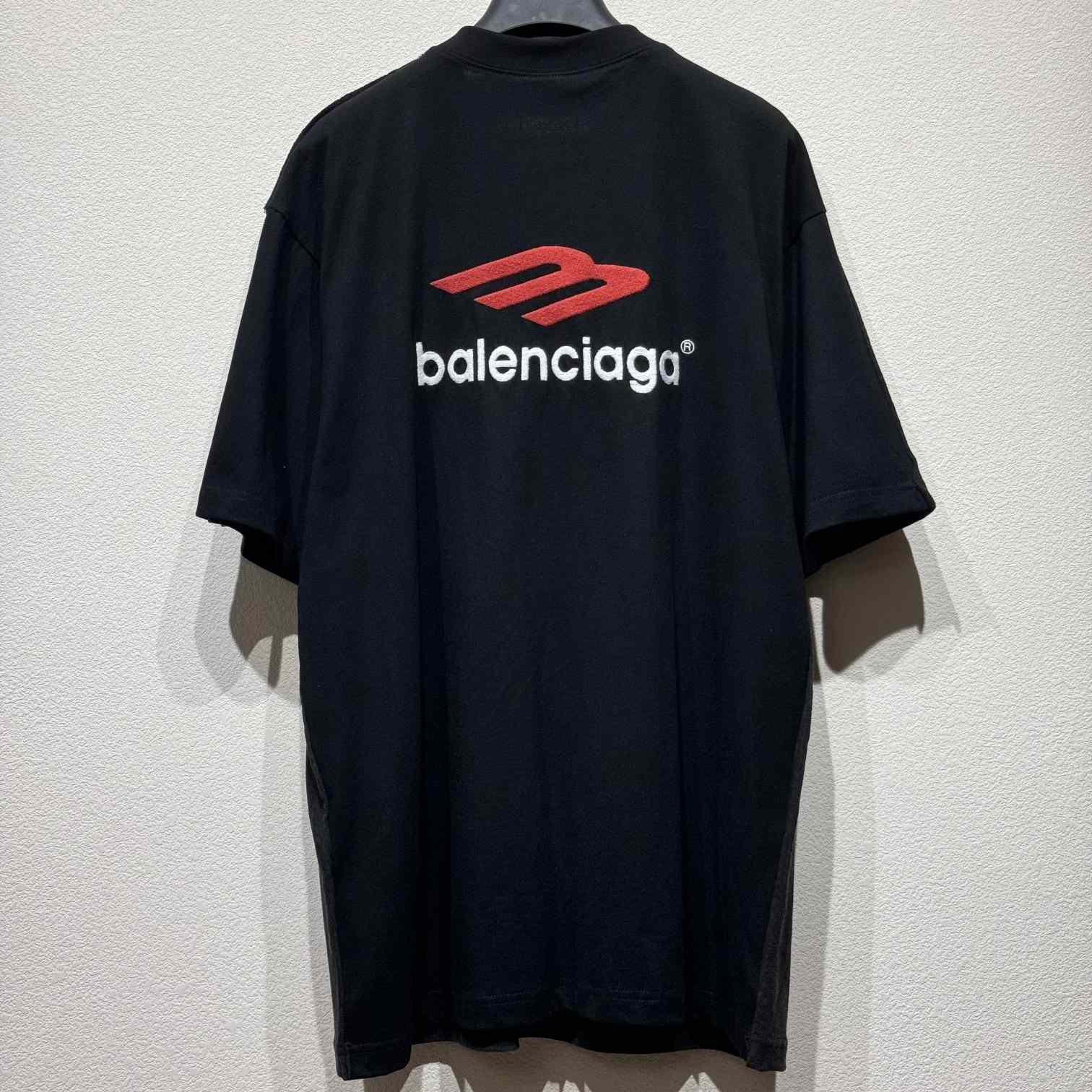 Balenciaga Icon 3B Sport T-shirt In Black - DesignerGu