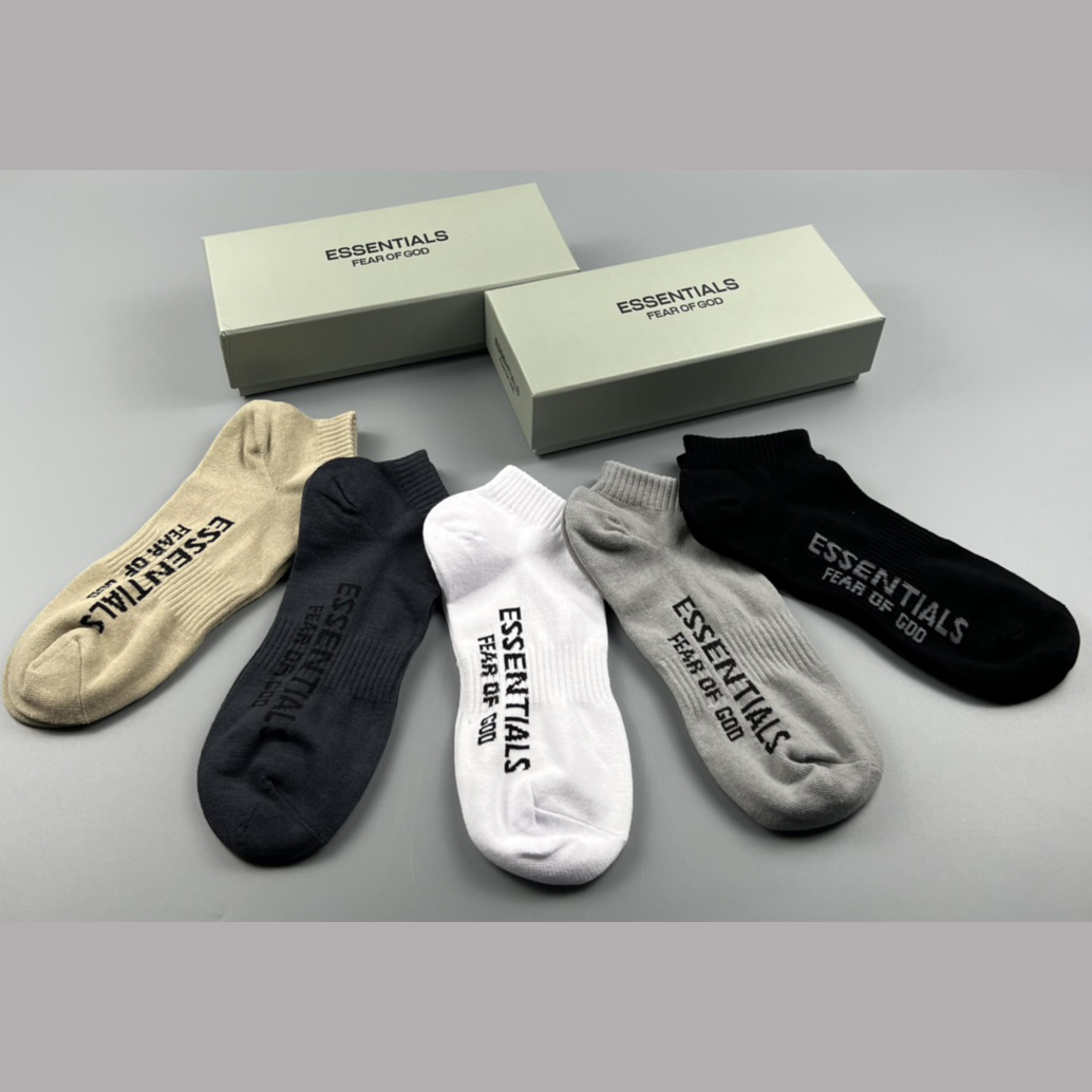 Fear Of God Essential FG Socks /Box - DesignerGu