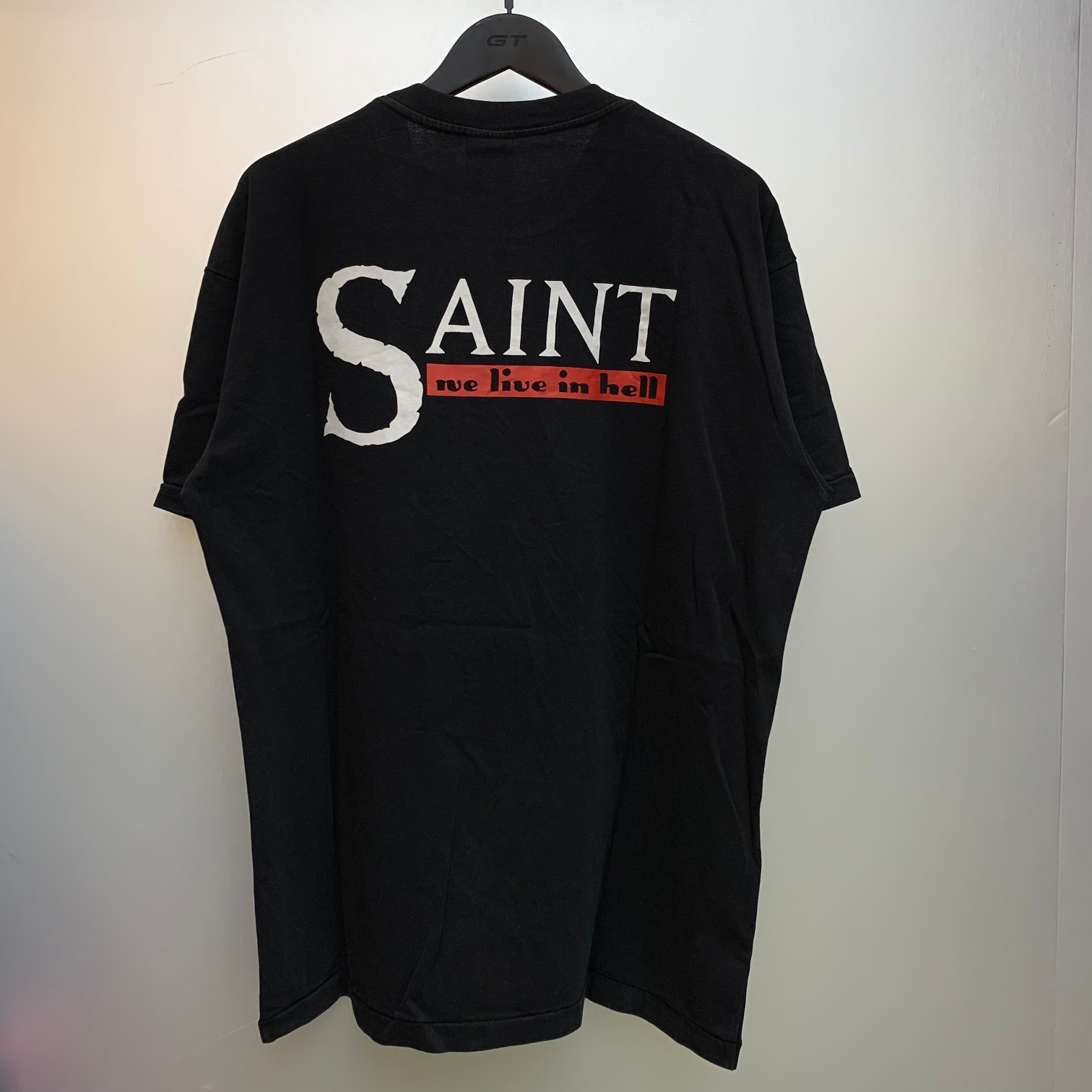 Saint Michael Vintage Black T-shirt - DesignerGu