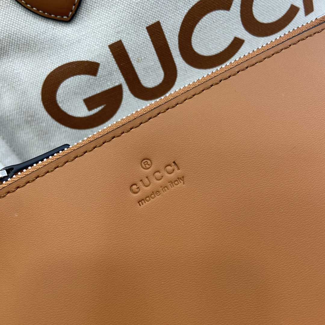 Gucci Mini Tote Bag With Gucci Print - DesignerGu