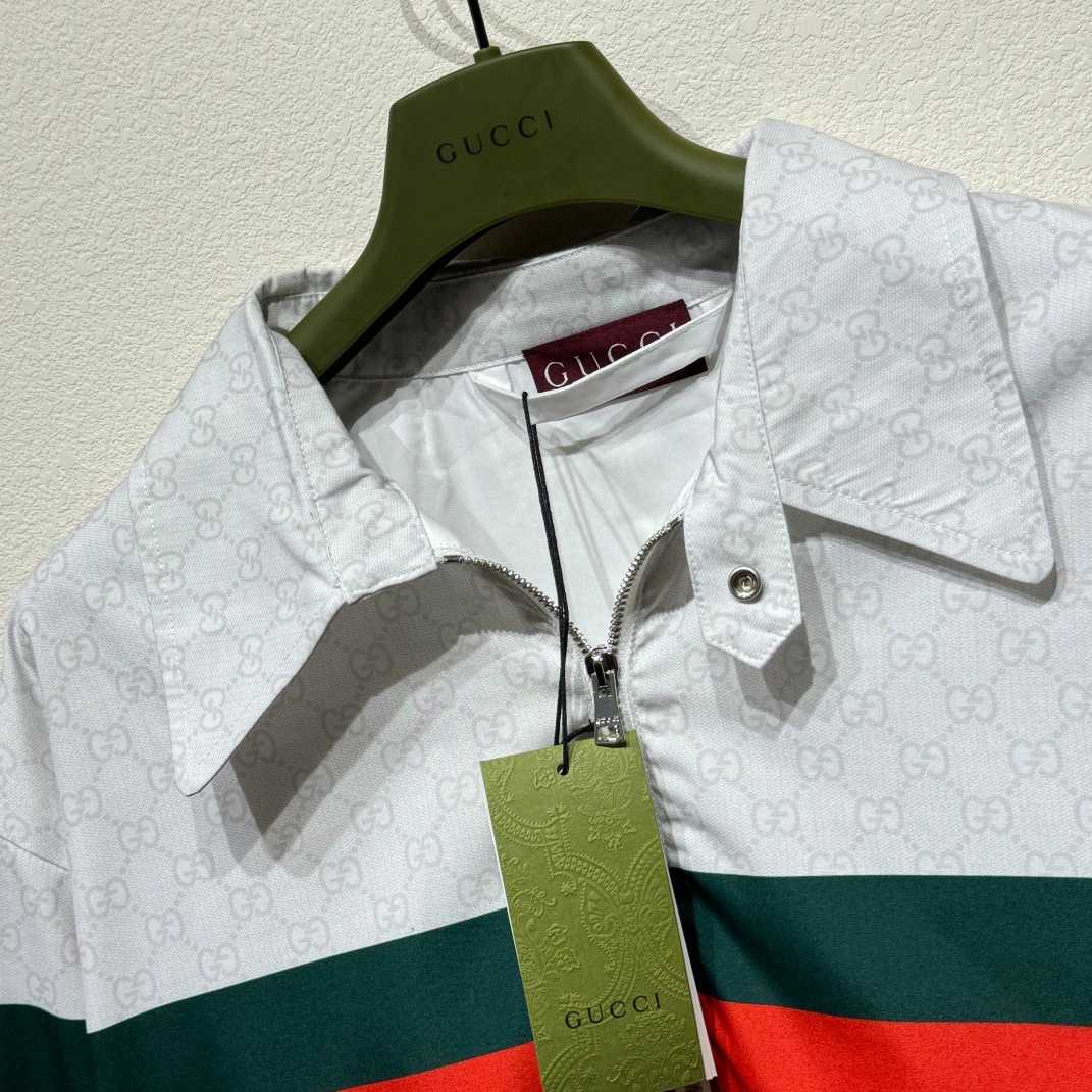 Gucci GG Print Cotton Jacket - DesignerGu