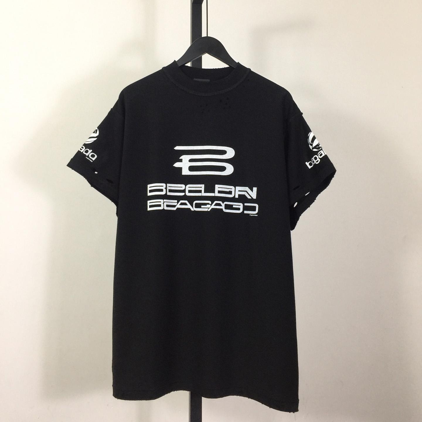 Balenciaga AI Generated Inside-Out T-Shirt Oversized In Black - DesignerGu