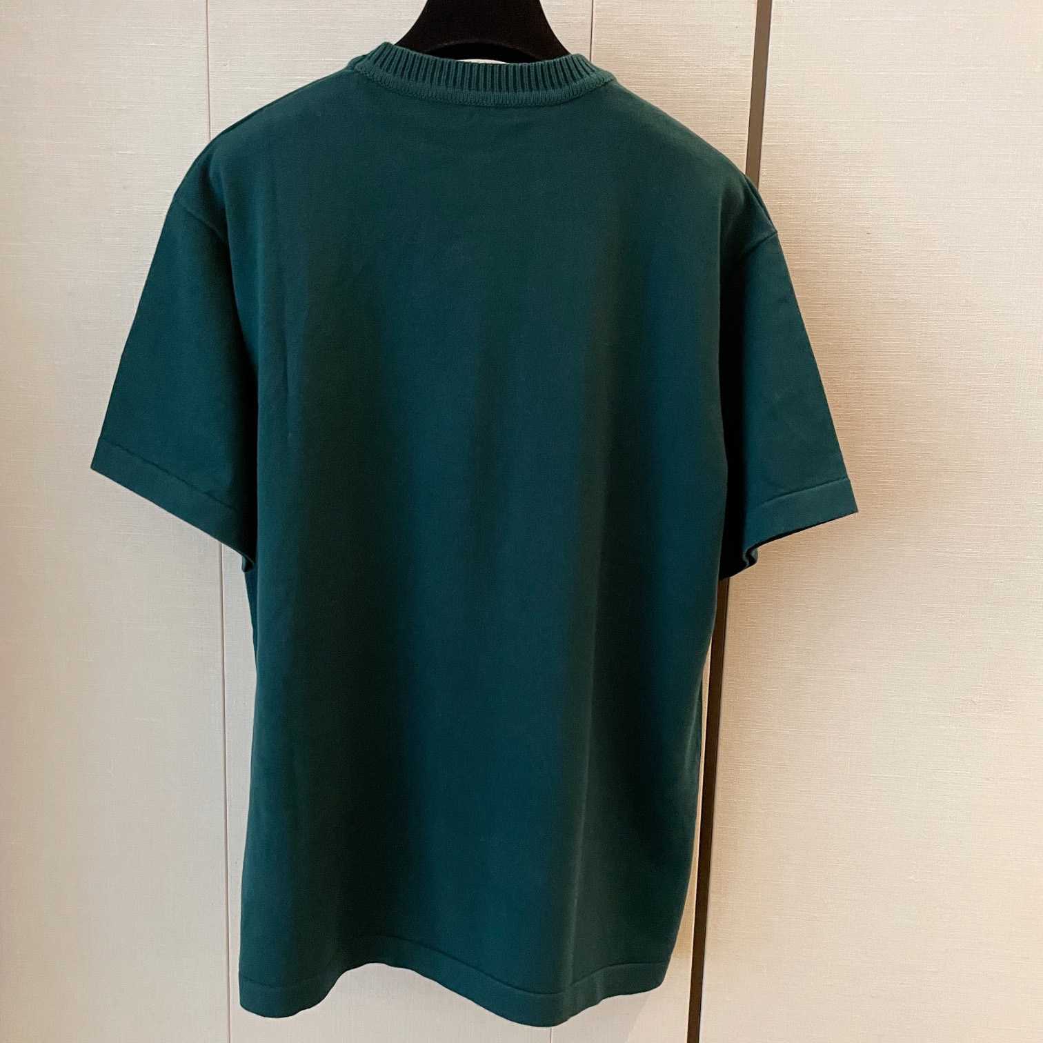 Louis Vuitton Signature Short-Sleeved Cotton Crewneck   1AF674 - DesignerGu