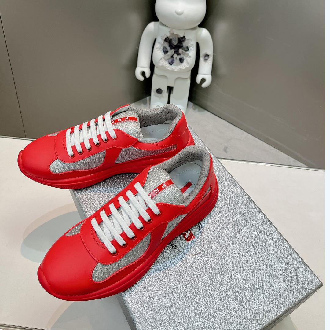 Prada America's Cup Soft Rubber And Bike Fabric Sneakers - DesignerGu