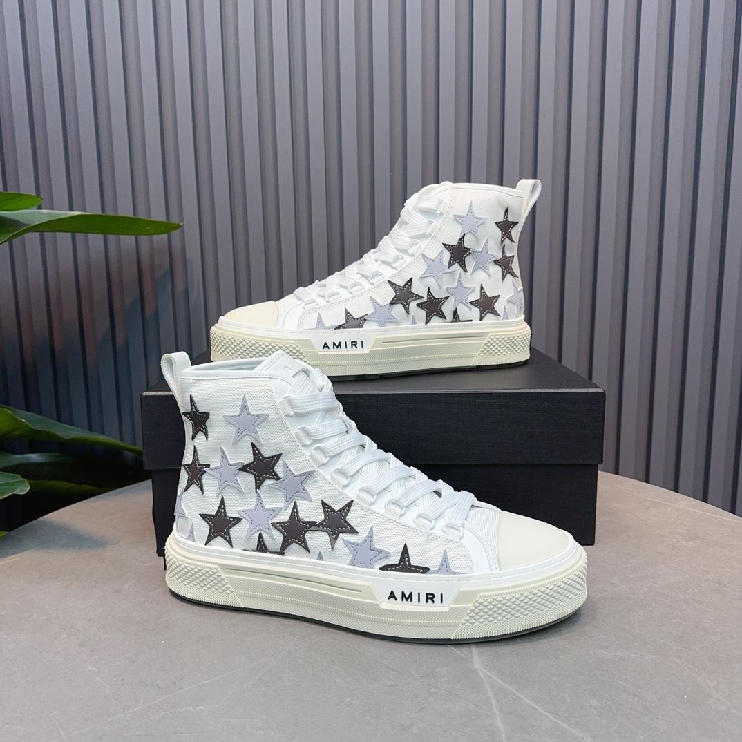 Amiri Stars High-top Sneakers - DesignerGu