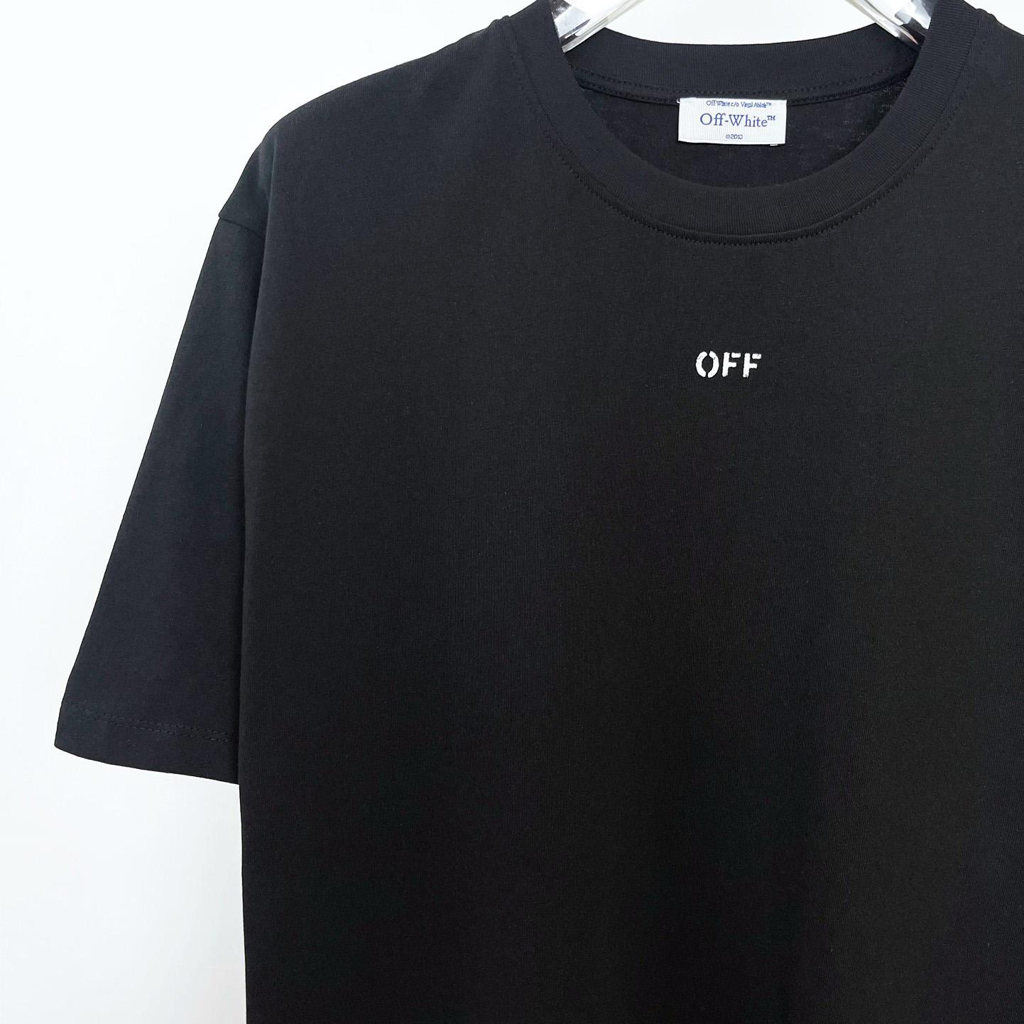 Off-White Double Moon Arrow Over T-Shirt  - DesignerGu