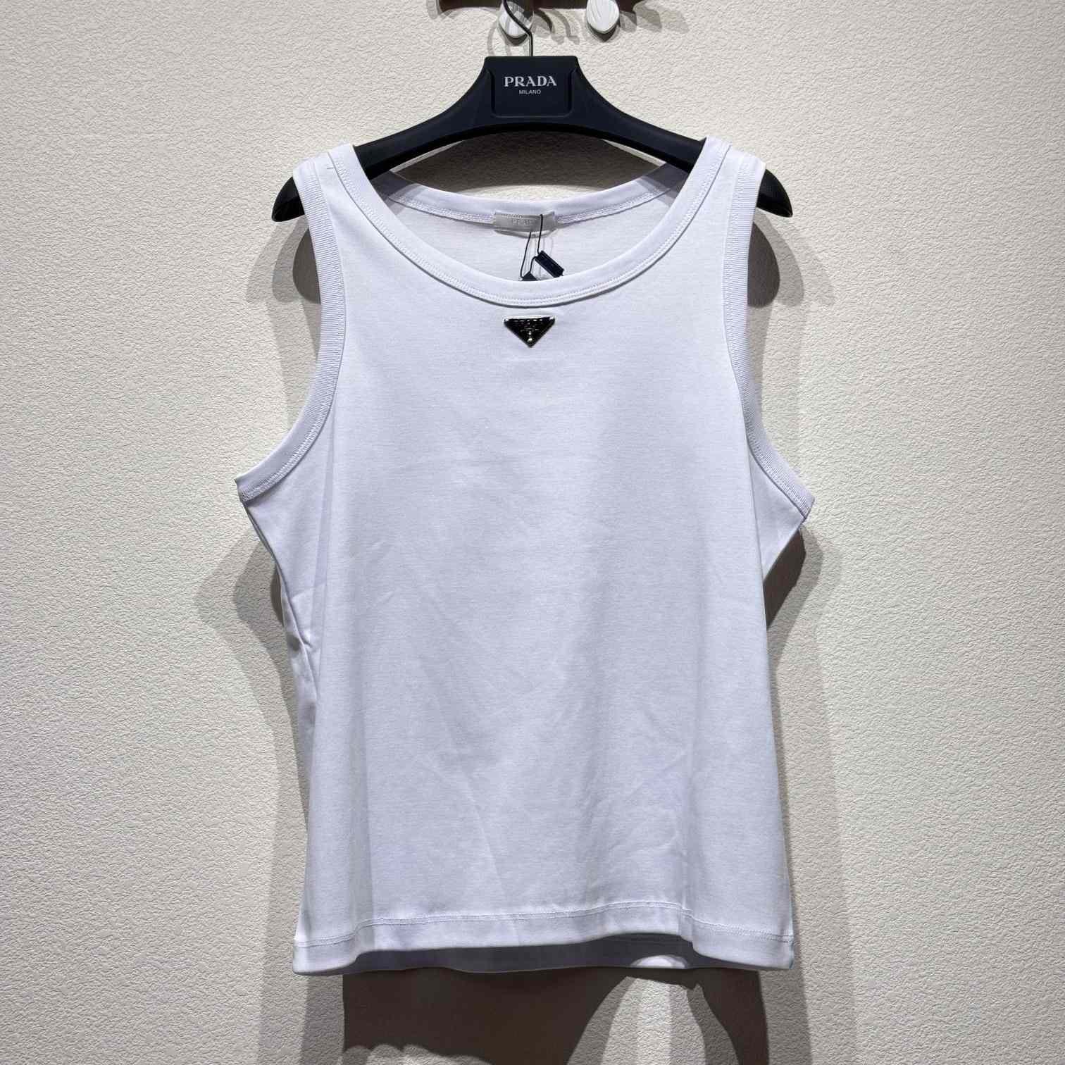 Prada Cotton Tank Top - DesignerGu