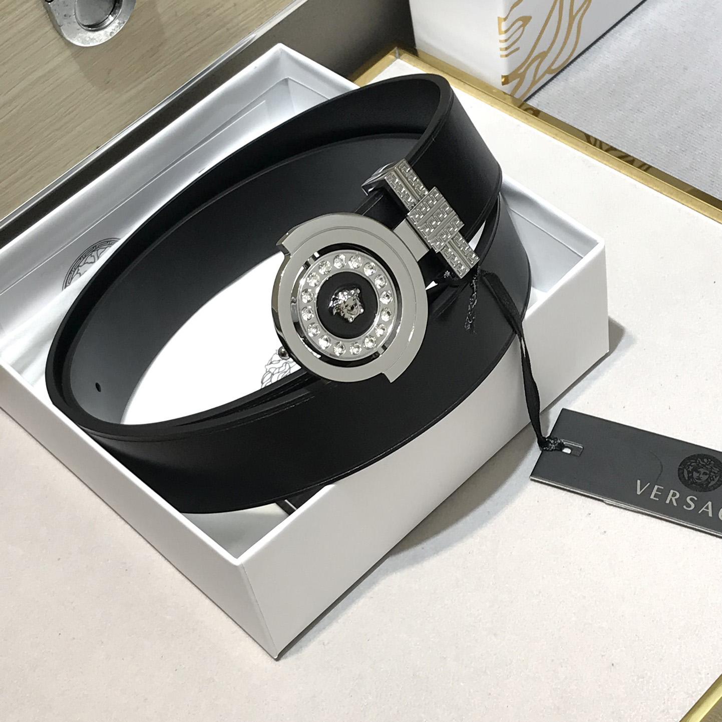 Versace Leather Belt   35mm - DesignerGu