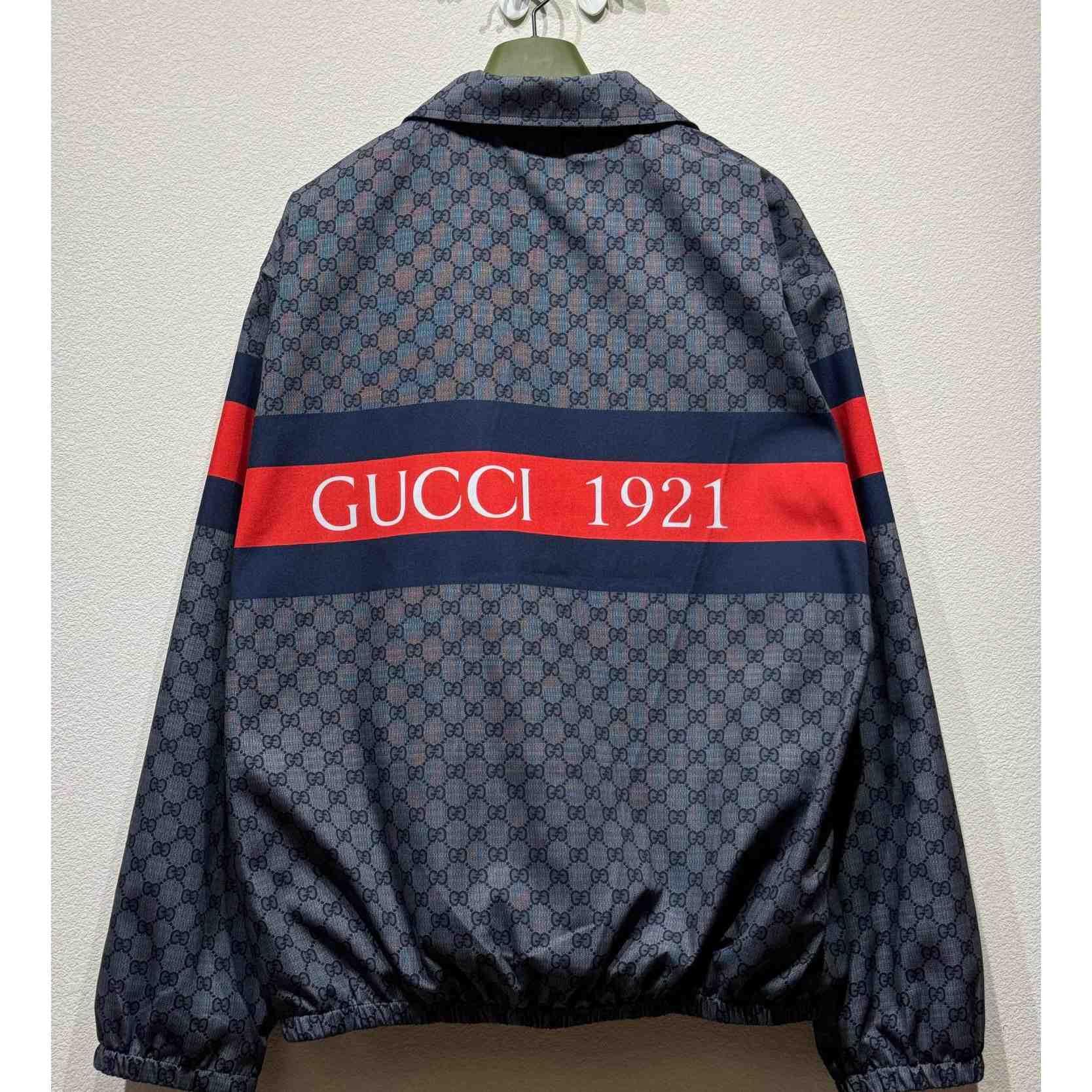 Gucci GG Print Cotton Jacket - DesignerGu